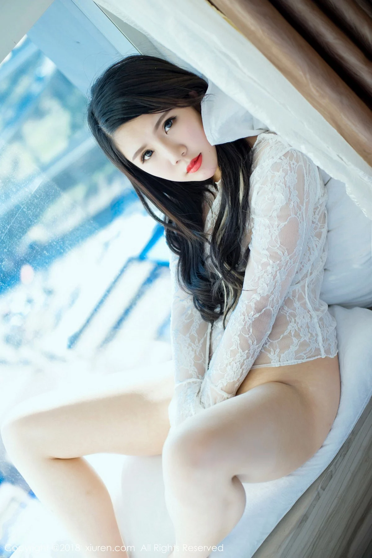 嫩模北海大公主居家日系体操服+白色镂空衣秀完美身材写真45P-第1章-图片3