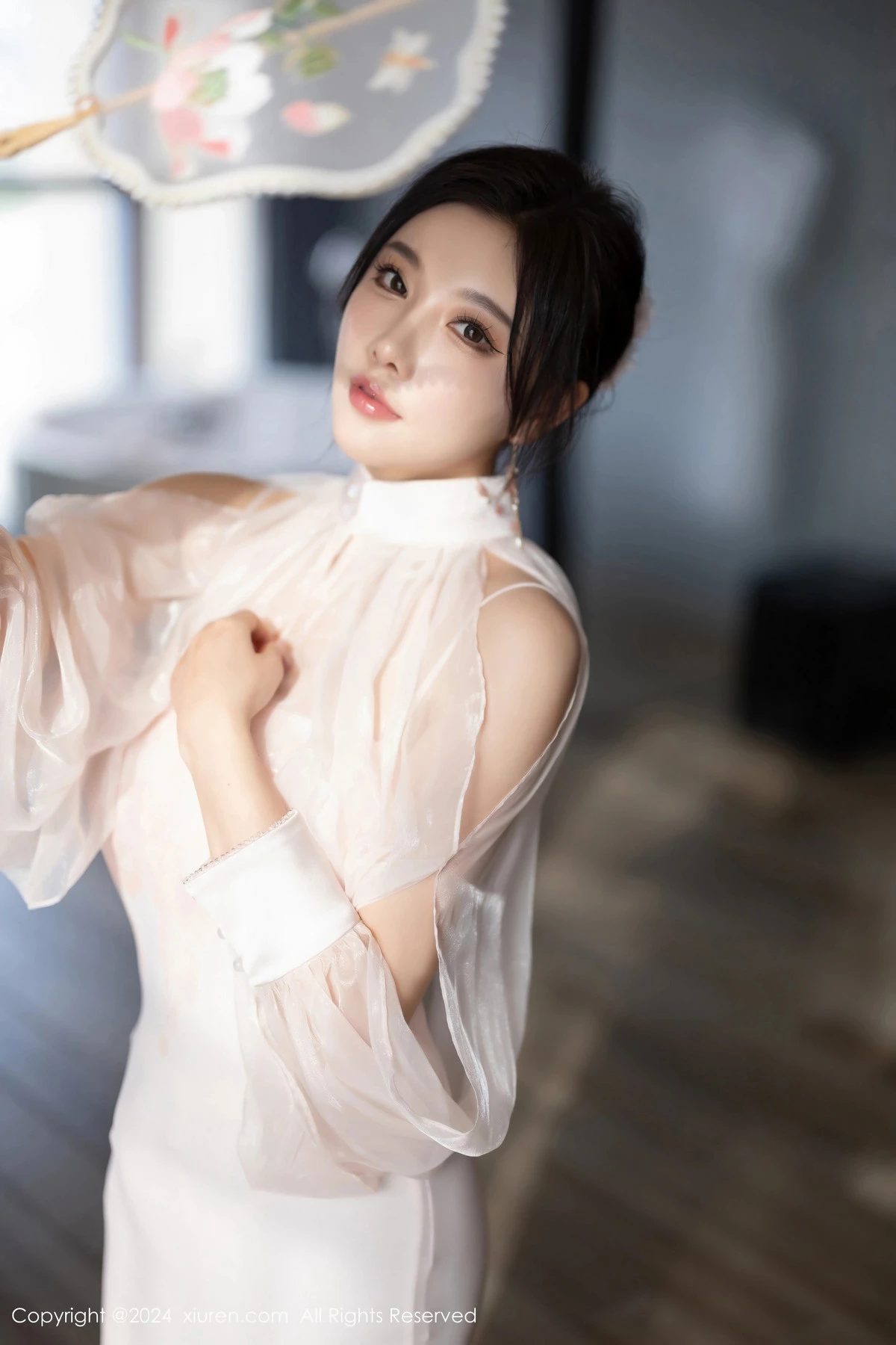 女神杨晨晨Yome浅粉色情趣内衣配浅粉丝袜秀完美身材诱惑写真80P-第1章-图片3