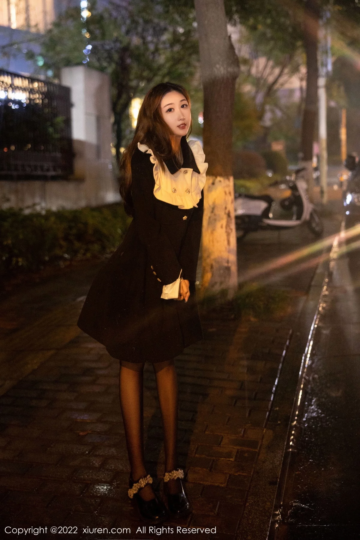 模特江真真浴缸场景性感黑色蕾丝内衣秀曼妙身姿迷人诱惑写真78P-第1章-图片1