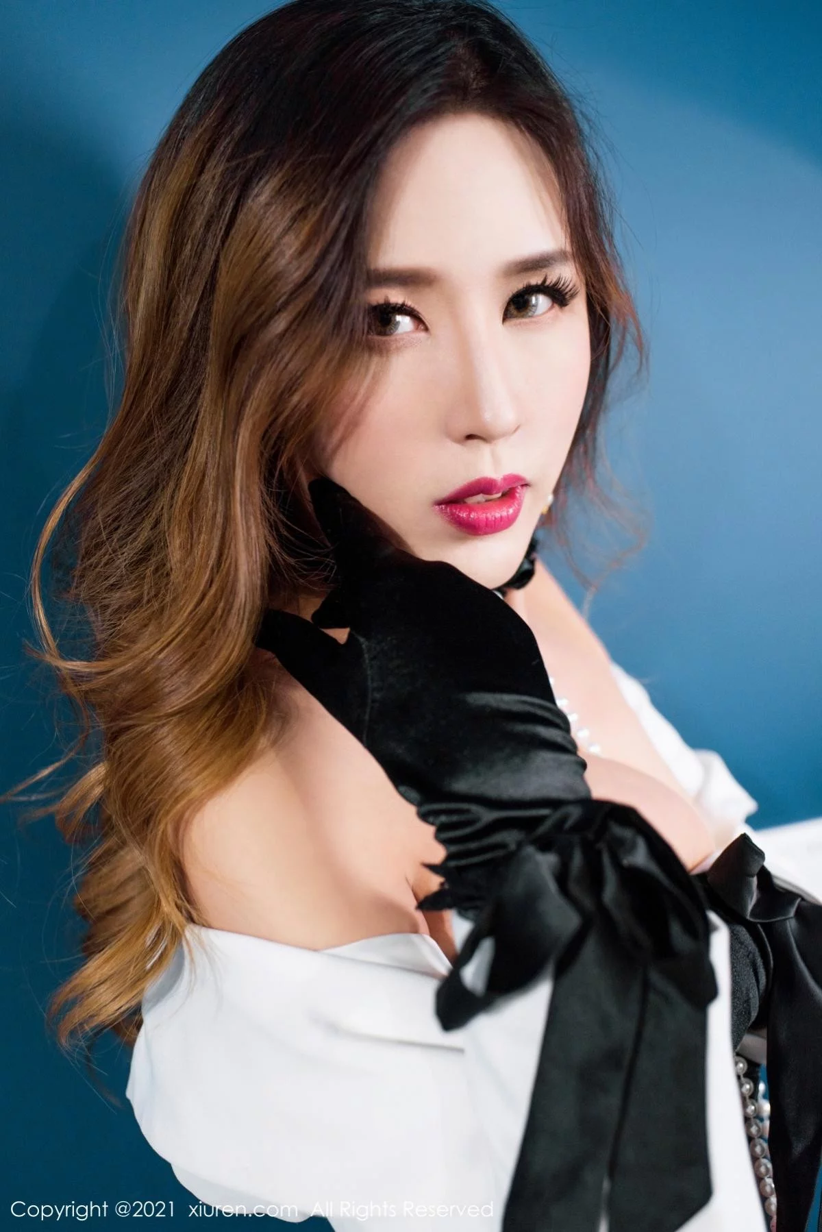 高挑美女贵贵私房黑色情趣内衣秀完美身材露豪乳遮点诱惑写真54P-第1章-图片2