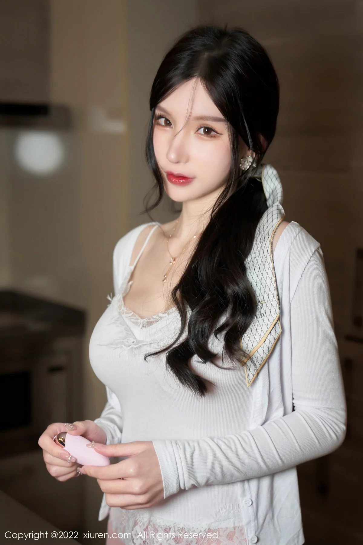 女神周于希Sally情节拍摄白色收身上衣配粉色裙子完美诱惑写真98P-第1章-图片3