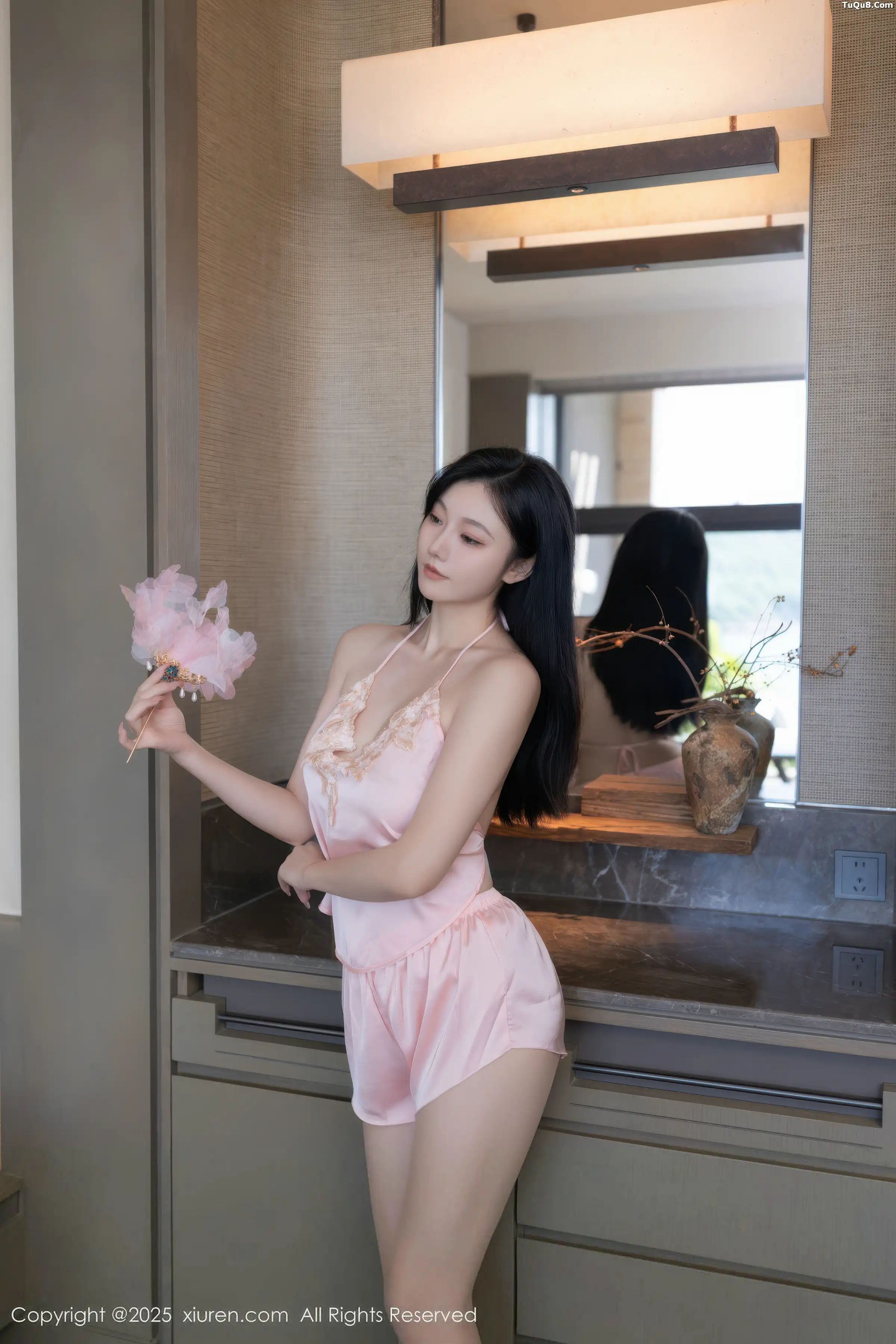 模特安然anran性感粉色情趣套装配超薄肉丝秀曼妙身姿诱惑写真78P-第1章-图片1