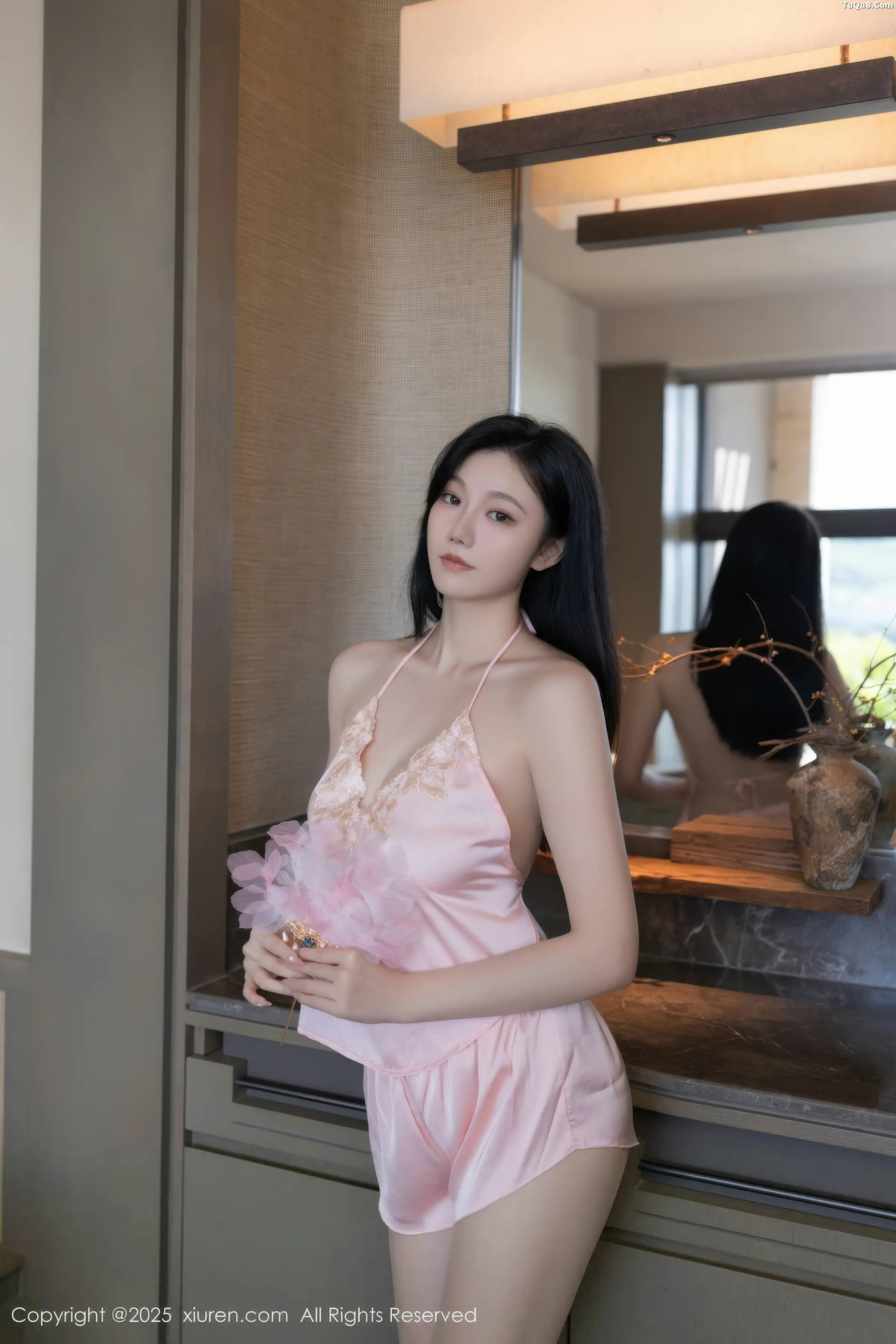 模特安然anran性感粉色情趣套装配超薄肉丝秀曼妙身姿诱惑写真78P-第1章-图片2