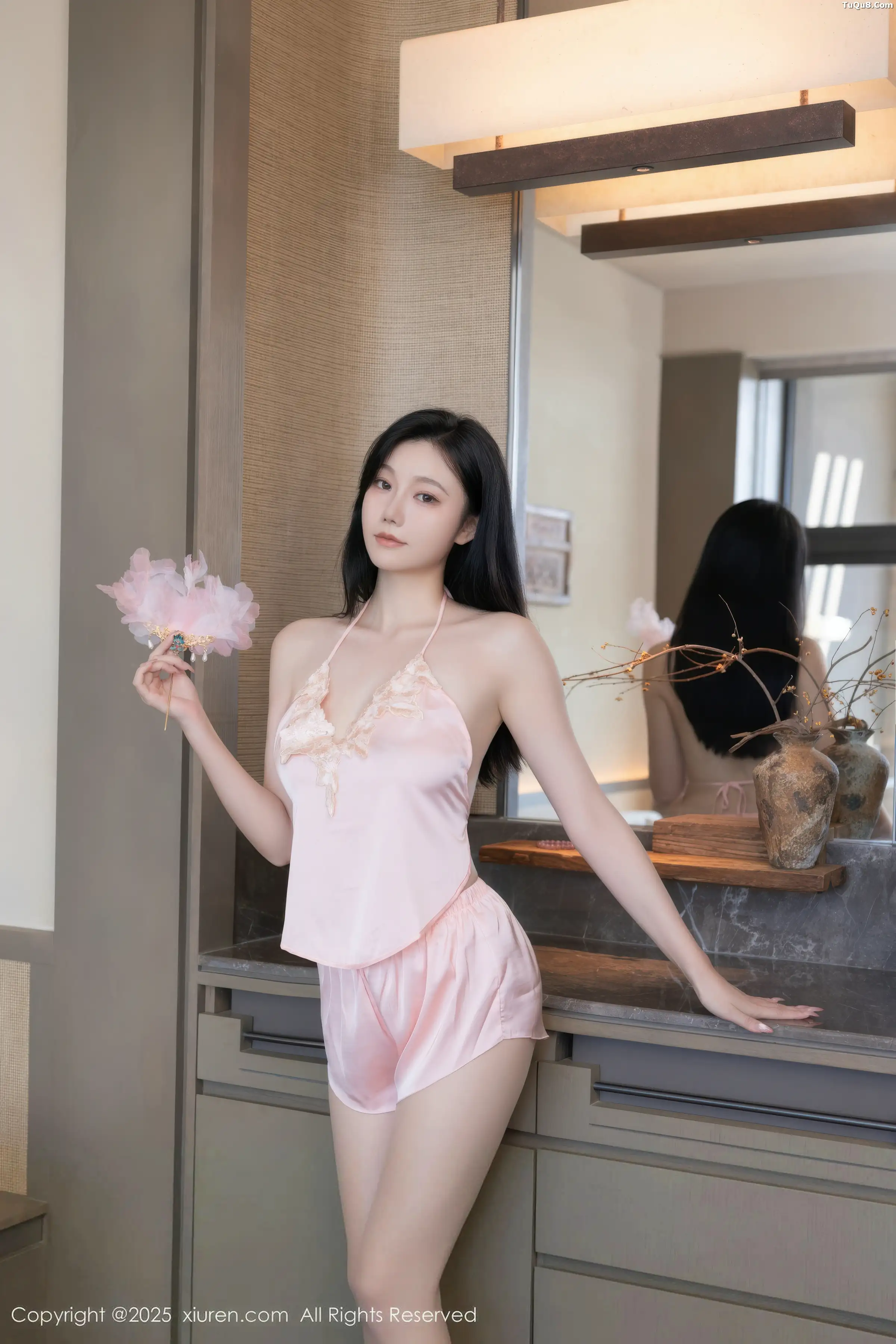 模特安然anran性感粉色情趣套装配超薄肉丝秀曼妙身姿诱惑写真78P-第1章-图片3