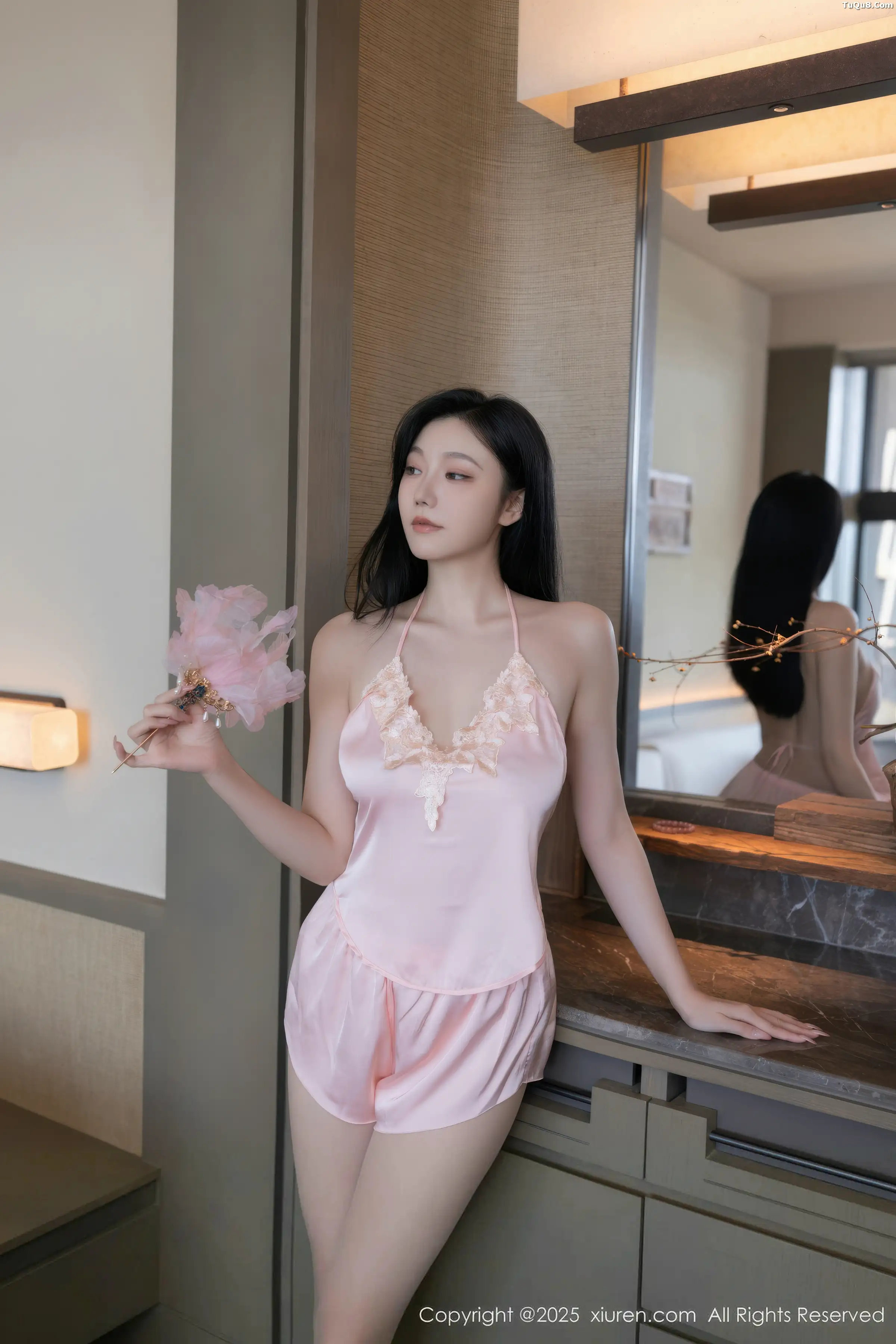 模特安然anran性感粉色情趣套装配超薄肉丝秀曼妙身姿诱惑写真78P-第1章-图片4