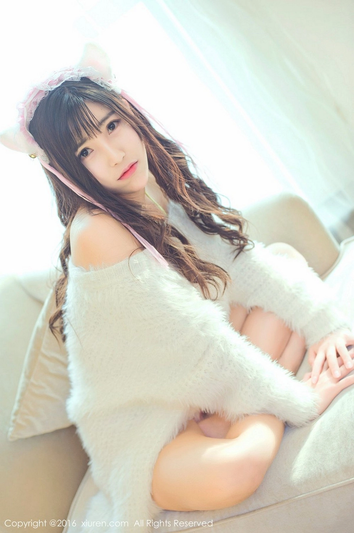 美女学霸悠悠YOYO猫女郎粉红色性感内衣秀酥胸迷人写真60P-第1章-图片2
