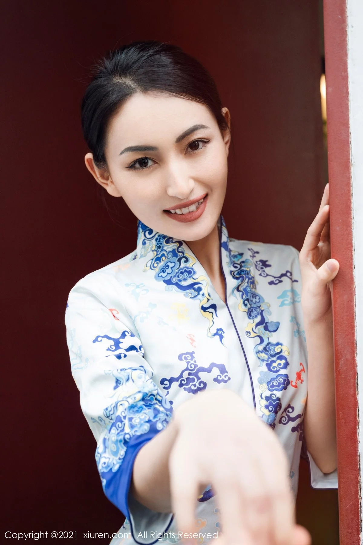 嫩模陈舒羽旗袍女友主题半脱露性感内衣秀完美身材诱惑写真46P-第1章-图片2