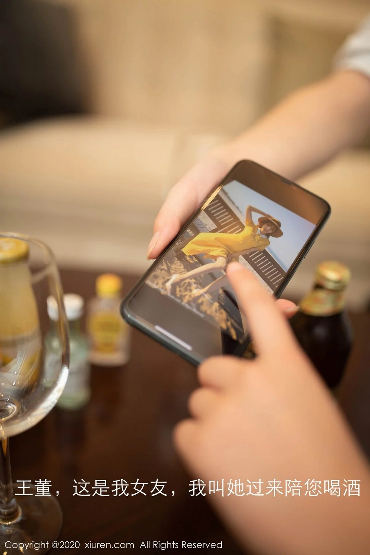 嫩模陆萱萱剧情系列女友NTR主题性感内衣配黑丝裤袜诱惑写真95P-第1章-图片2