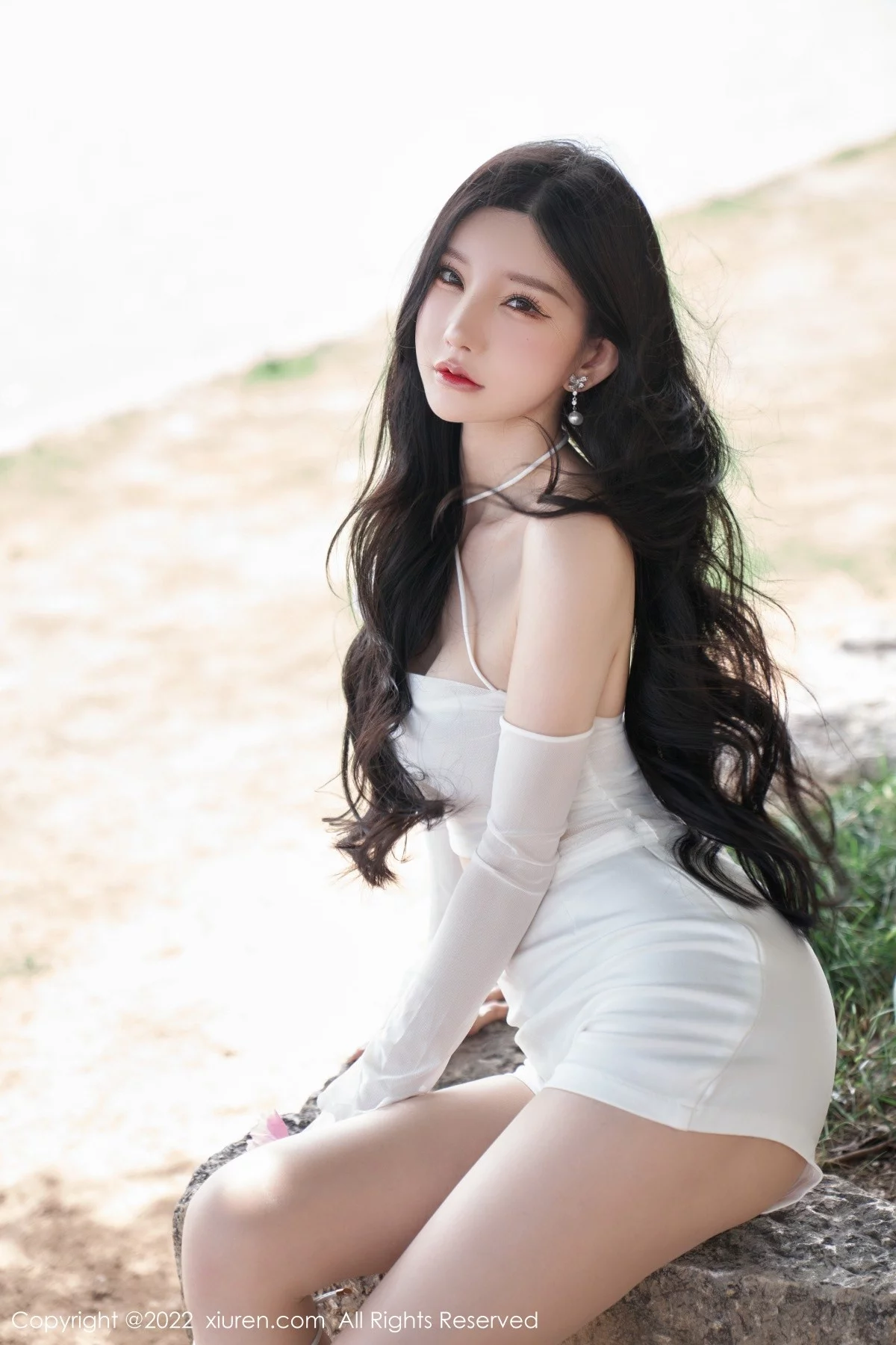 女神周于希Sally心愿旅拍户外白色轻透服饰秀完美身材诱惑写真89P-第1章-图片3