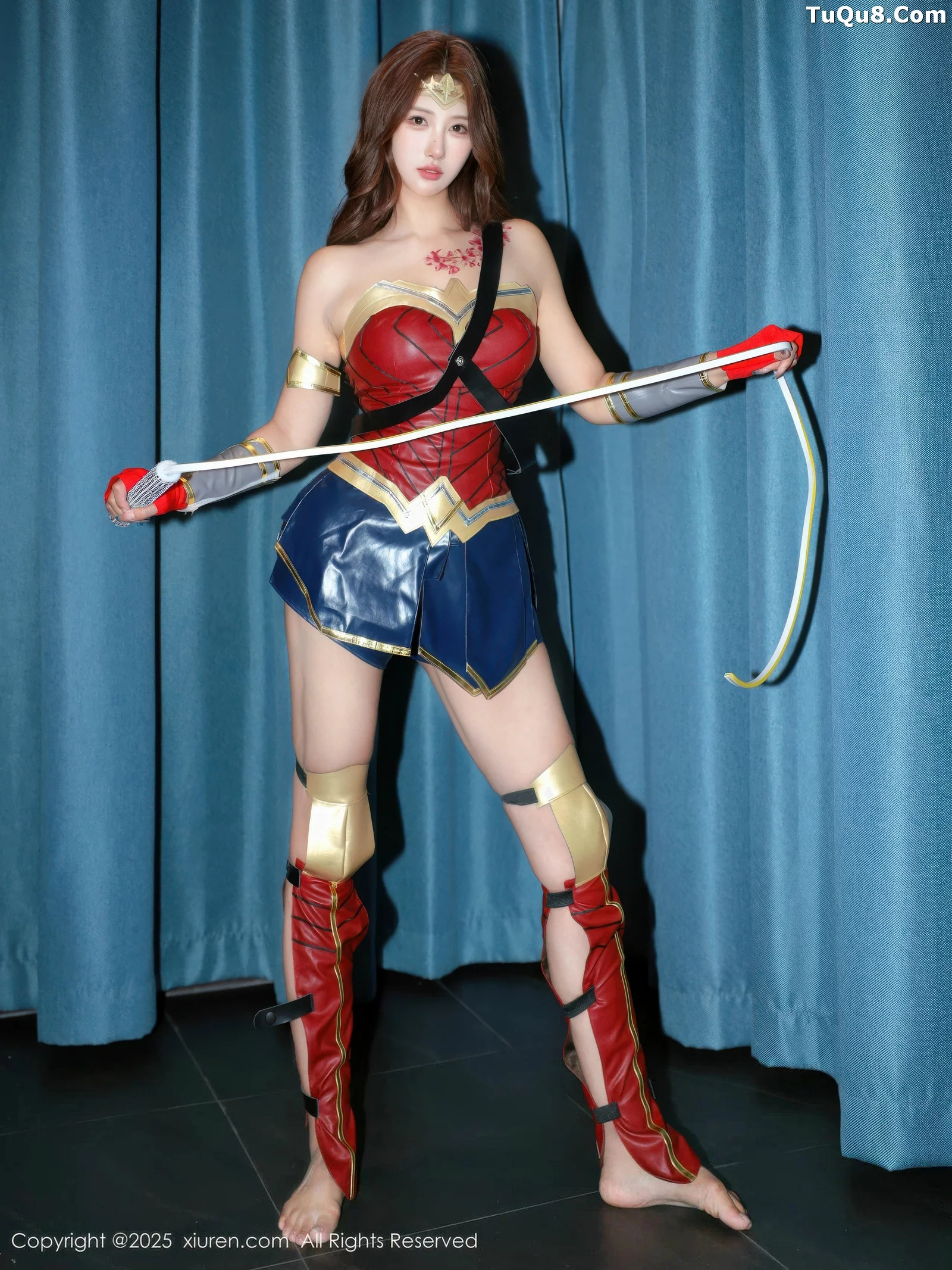 模特金允希Yuki性感Cos神奇女侠服饰秀完美身材迷人诱惑写真80P-第1章-图片2