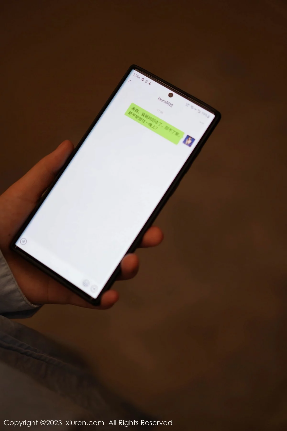 模特laura阿姣性感灰色连衣短裙配超薄灰丝秀曼妙身姿诱惑写真77P-第1章-图片1