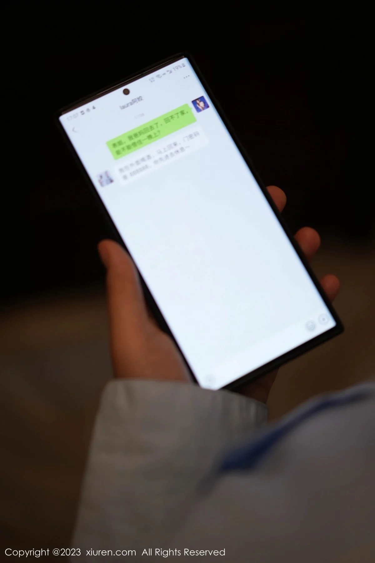 模特laura阿姣性感灰色连衣短裙配超薄灰丝秀曼妙身姿诱惑写真77P-第1章-图片2