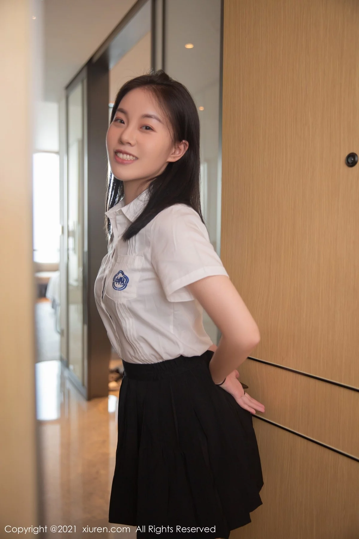 模特一颗甜蛋黄a家教老师主题半脱露丁字裤撩人姿势诱惑写真73P-第1章-图片2