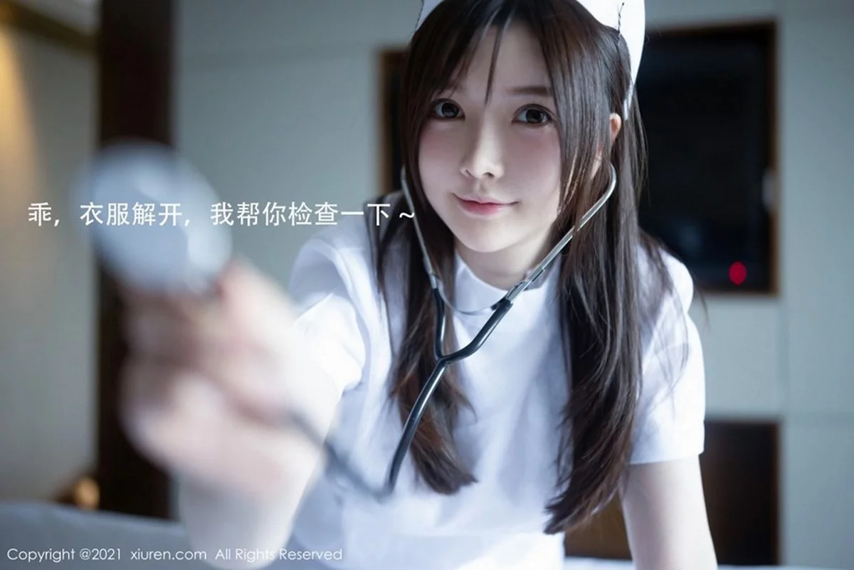 女神糯美子Mini洁白护士制服主题私房蕾丝内衣秀豪乳翘臀诱惑写真54P-第1章-图片3