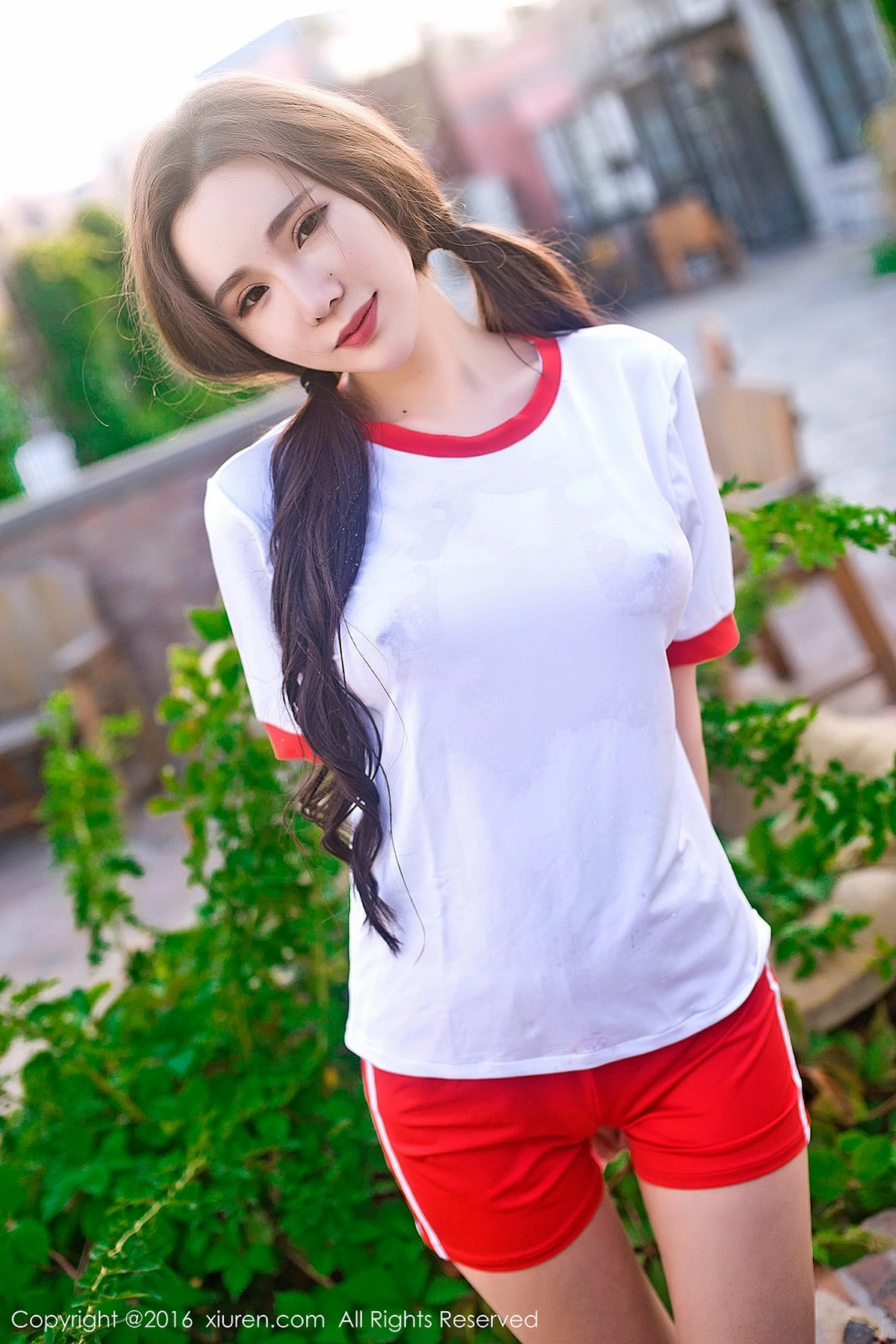 嫩模萌琪琪Irene吊带薄纱睡裙透视秀美乳完美身材诱惑写真72P-第1章-图片3