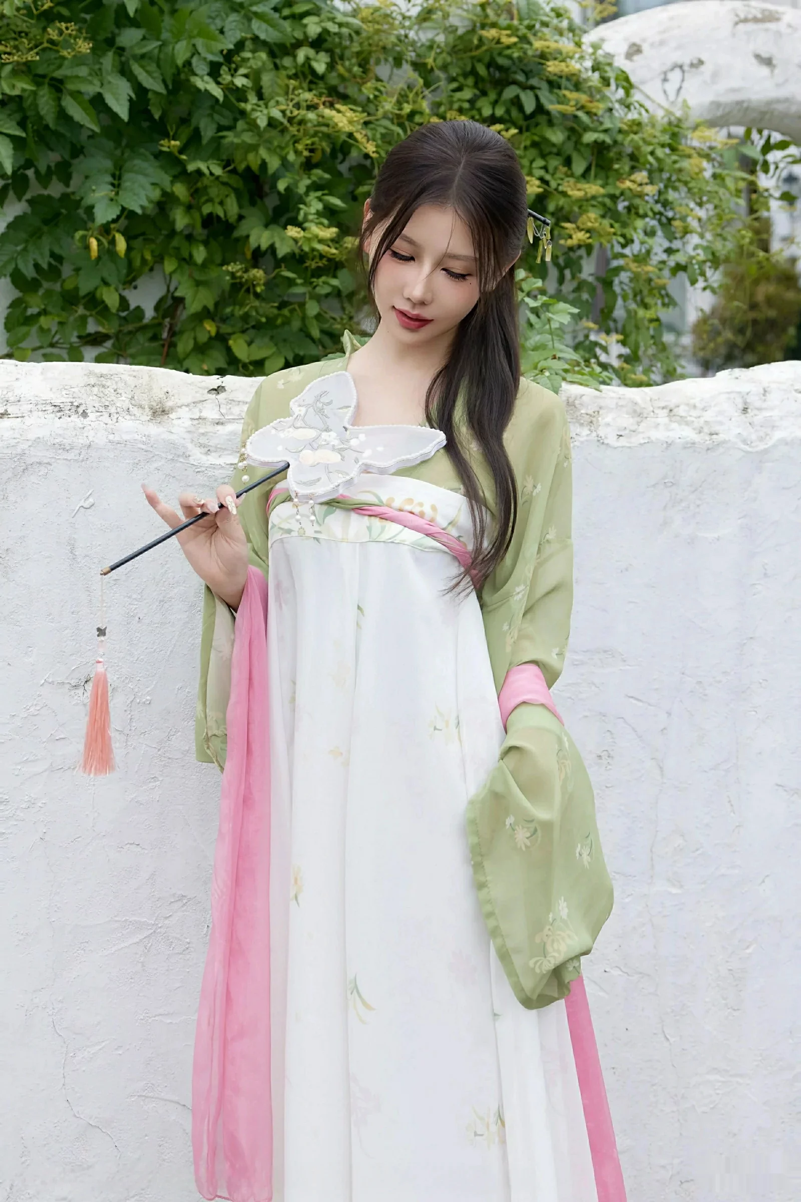 模特尹甜甜sunny性感薄纱汉服装扮配超薄肉丝秀完美身材诱惑写真83P-第1章-图片3