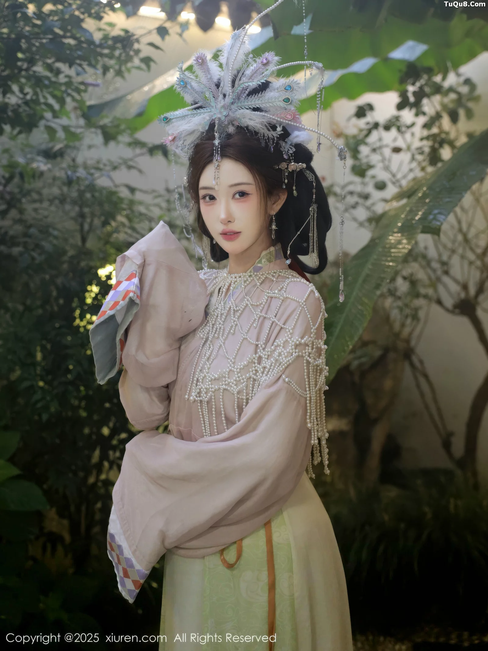 模特金允希Yuki性感浅色古装薄纱服饰秀丰腴身材迷人诱惑写真80P-第1章-图片2