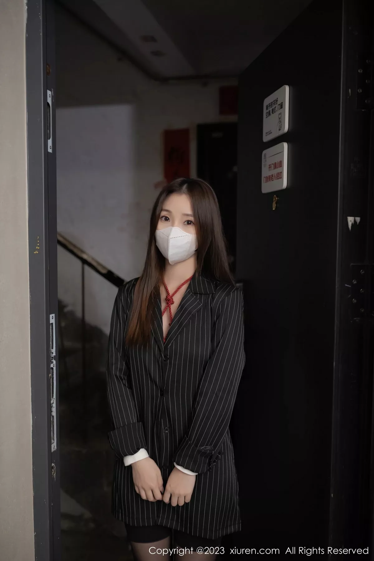 模特杏子Yada性格白色高开叉服饰情趣捆绑秀曼妙身姿诱惑写真75P-第1章-图片2