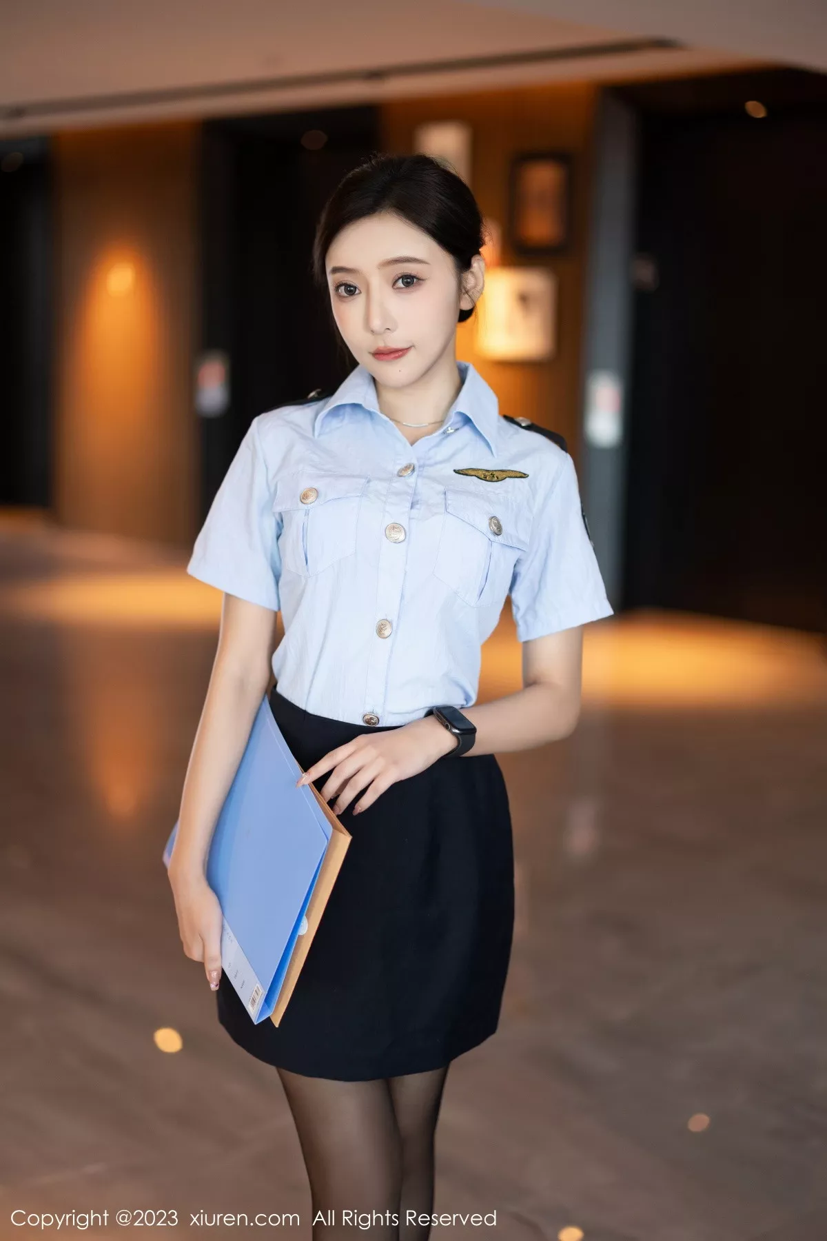 女神王馨瑶yanni性感女警制服露黑色蕾丝内衣秀惹火身材诱惑写真82P-第1章-图片3