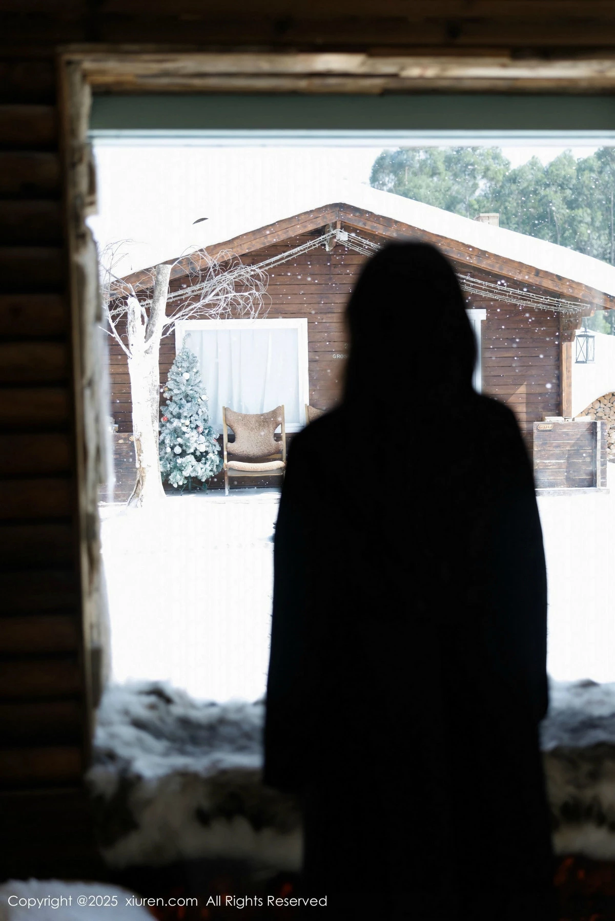 模特林星阑性感黑色情趣内衣配超薄黑丝秀曼妙身姿完美诱惑写真101P-第1章-图片1