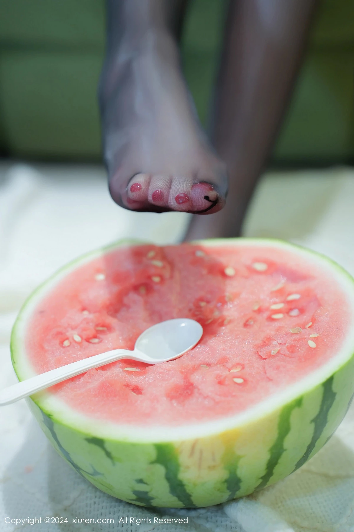 模特小波多性感黑白女仆服饰配超薄黑丝秀凹凸身材撩人诱惑写真60P-第1章-图片3