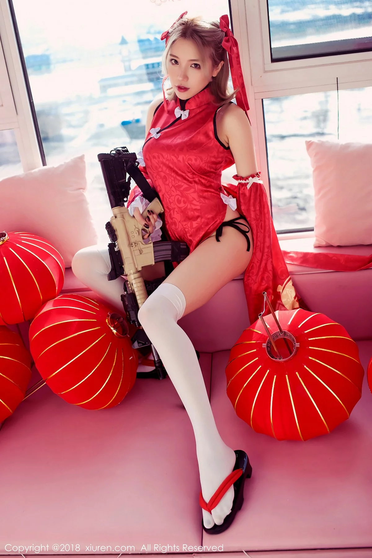 极品嫩模黄乐然大尺度私房胶带缠身透视秀美乳喷血诱惑写真55P-第1章-图片1