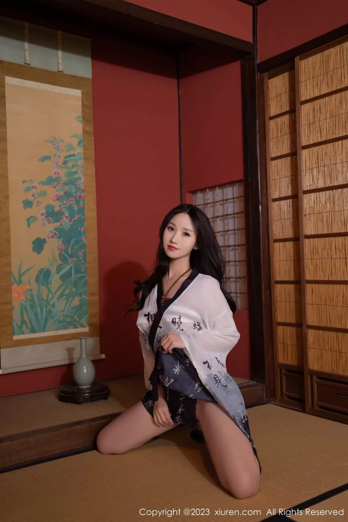 模特杏子Yada捆绑主题性感白渐黑日式服饰秀曼妙身姿诱惑写真80P-第1章-图片1