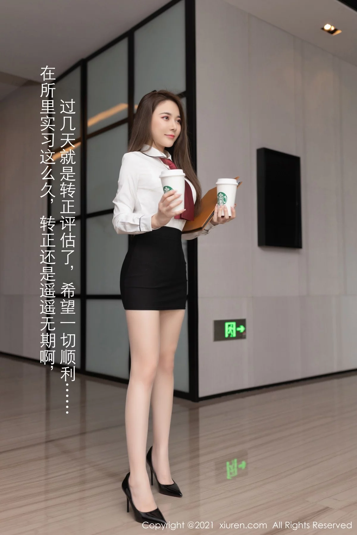 嫩模鱼子酱Fish成都旅拍宾馆剧情主题半脱秀完美身材诱惑写真74P-第1章-图片1
