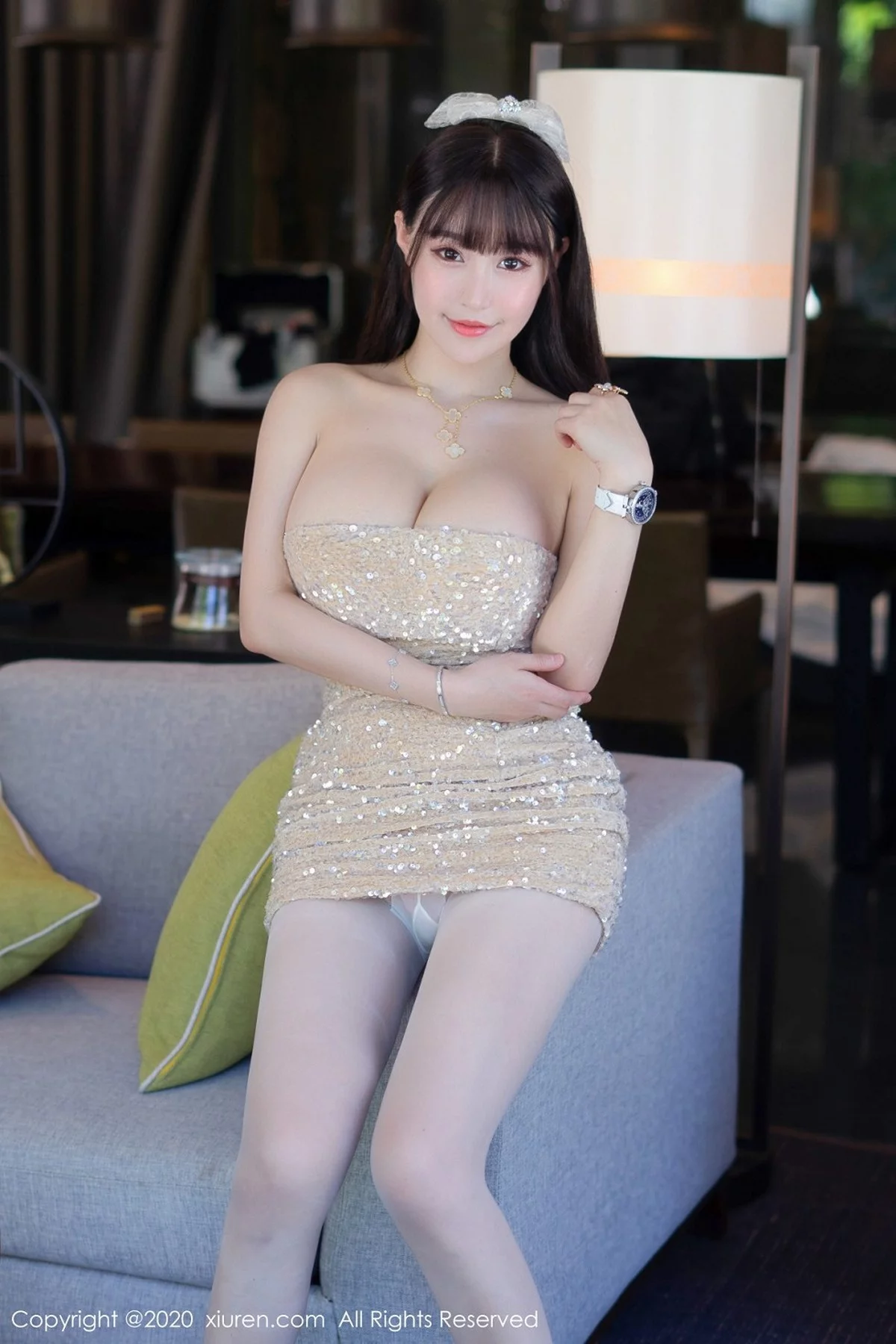女神朱可儿Flower三亚旅拍精致典雅礼裙秀傲人豪乳极致诱惑写真54P-第1章-图片3