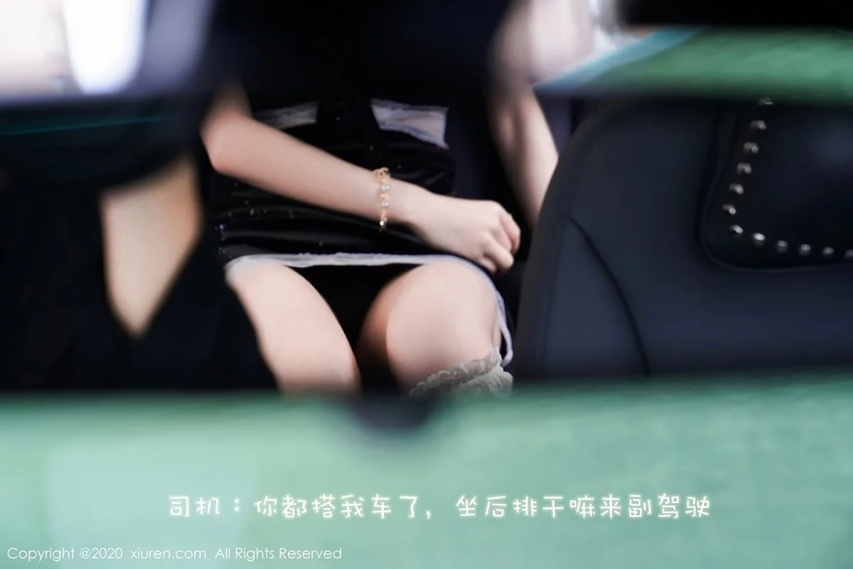 嫩模周于希下班打车剧情主题车拍系列性感黑色内衣迷人诱惑写真90P-第1章-图片2
