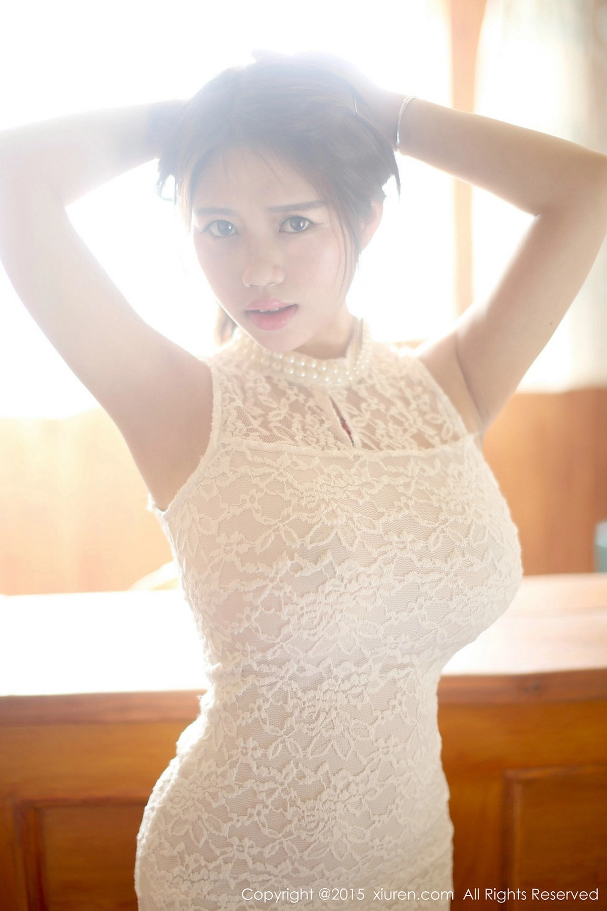 巨乳嫩模瑞莎Trista半裸上身秀36H美乳完美诱惑写真52P-第1章-图片1