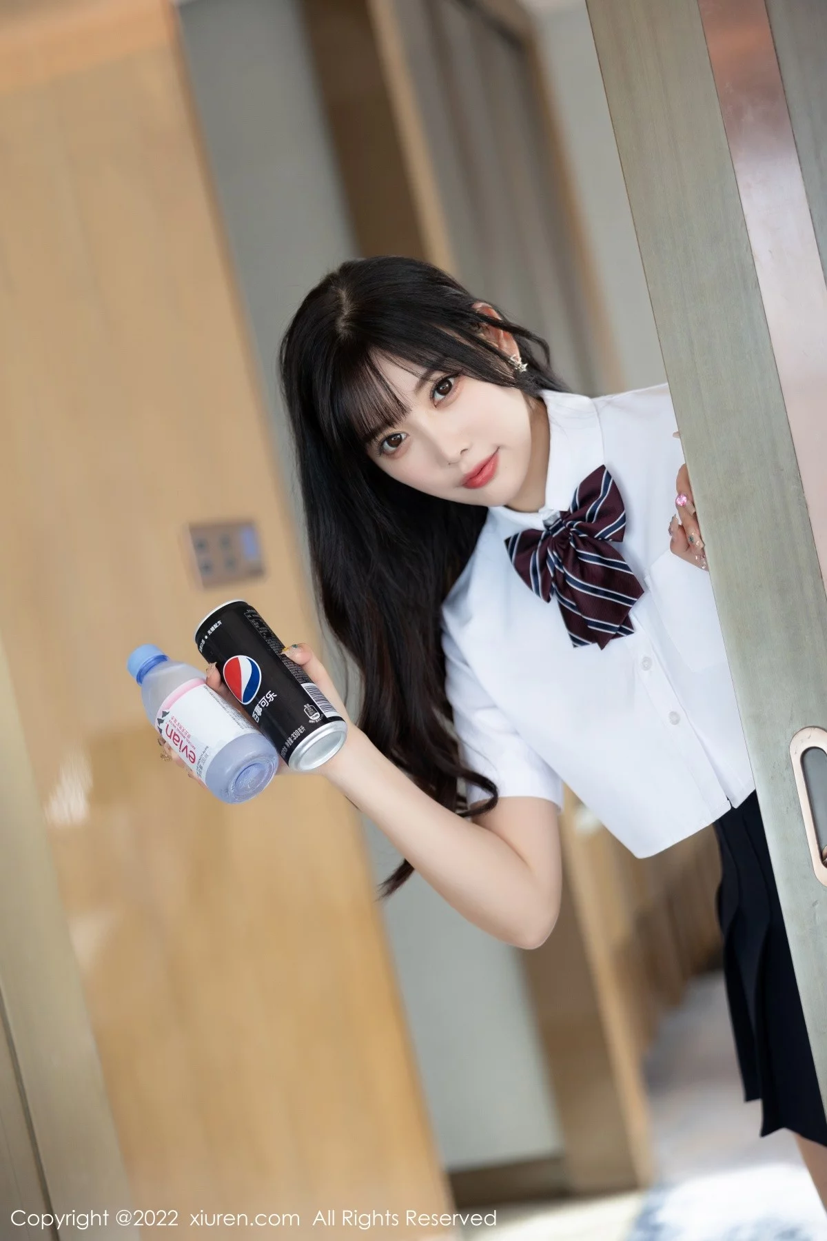 女神杨晨晨Yome清爽学妹制服露蕾丝内衣秀完美身材诱惑写真82P-第1章-图片1
