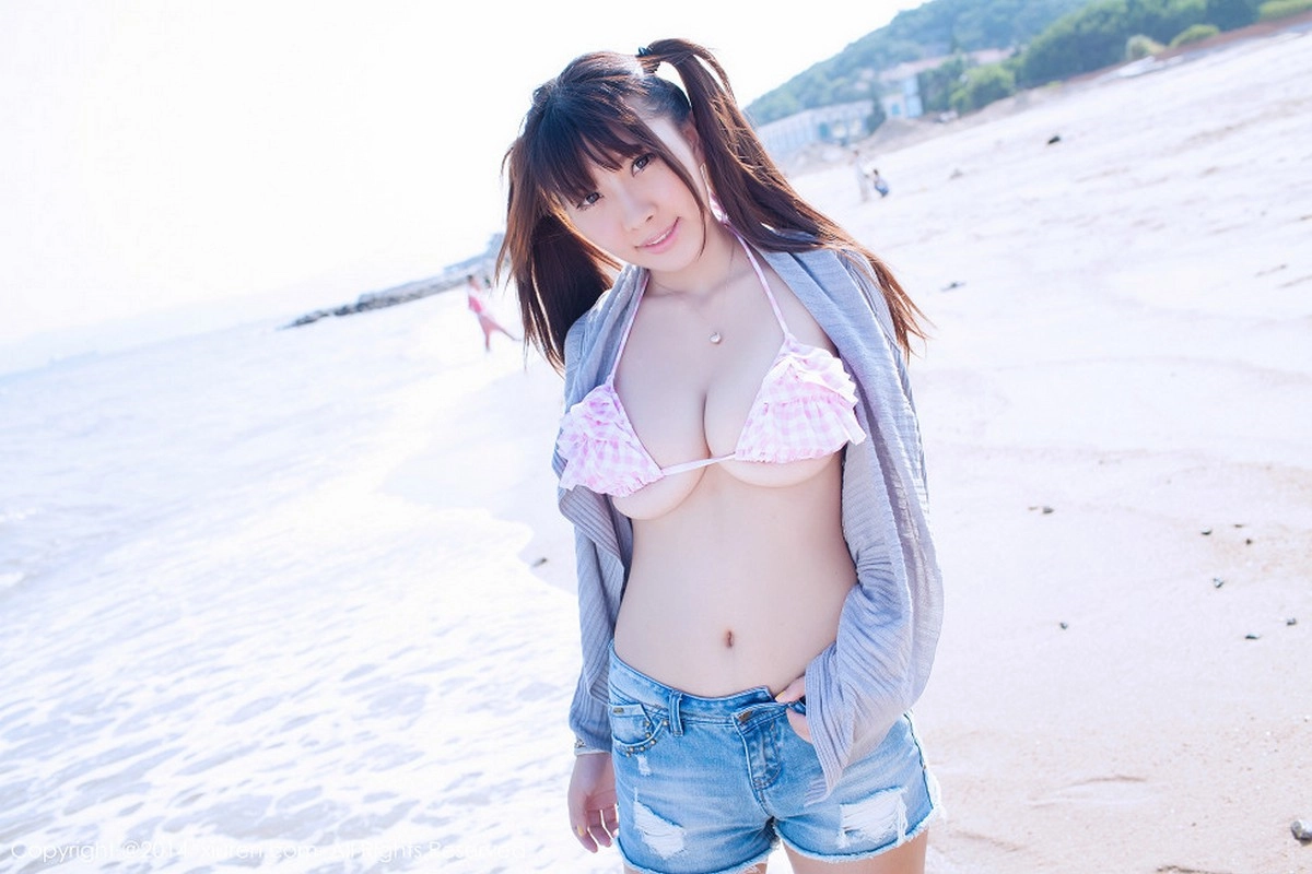 嫩模晓茜sunny厦门旅拍第三套日系性感内衣秀豪乳写真70P-第1章-图片3