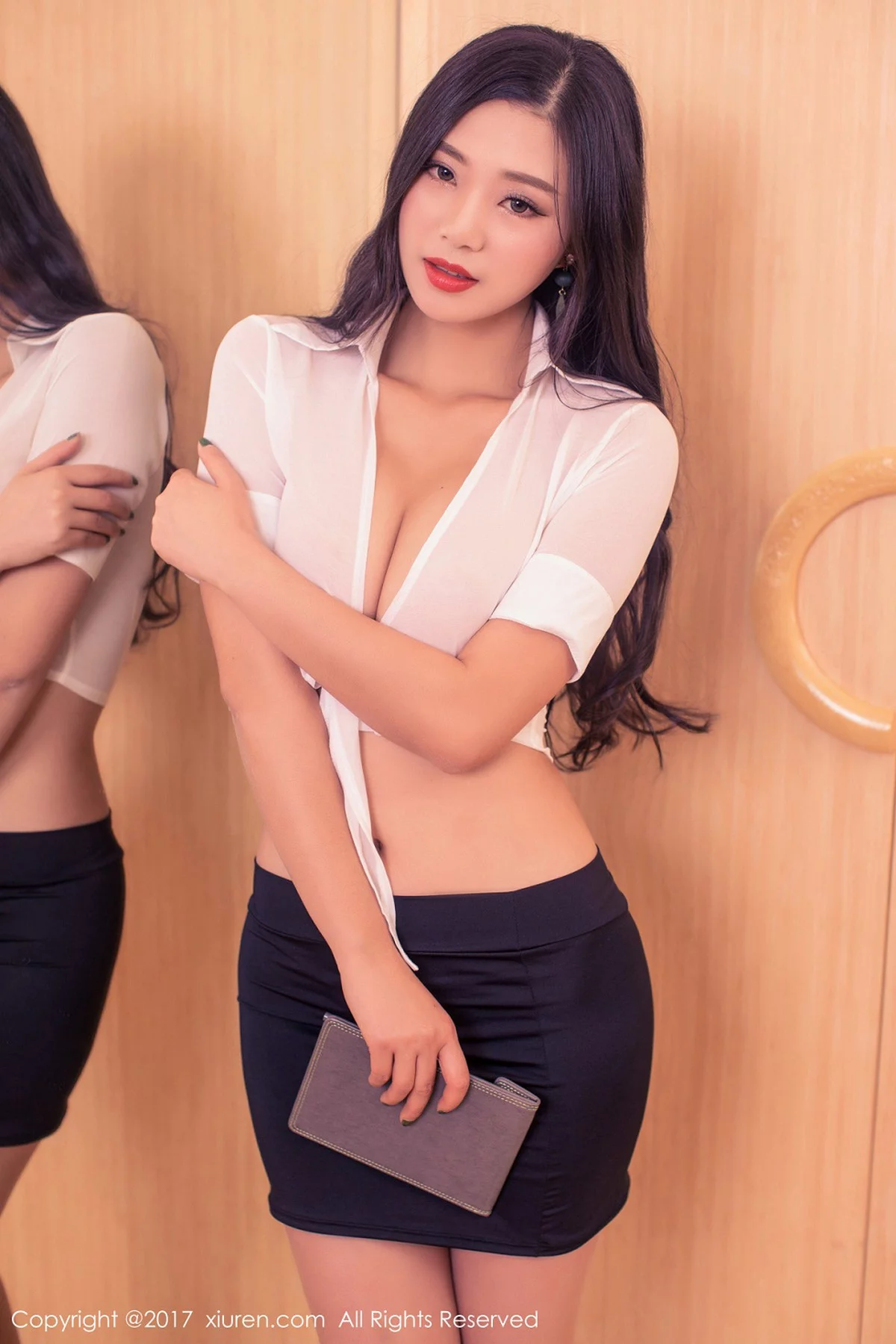 女神宋-KiKi黑色狂野绑带情趣内衣秀完美身材火辣诱惑写真41P-第1章-图片3