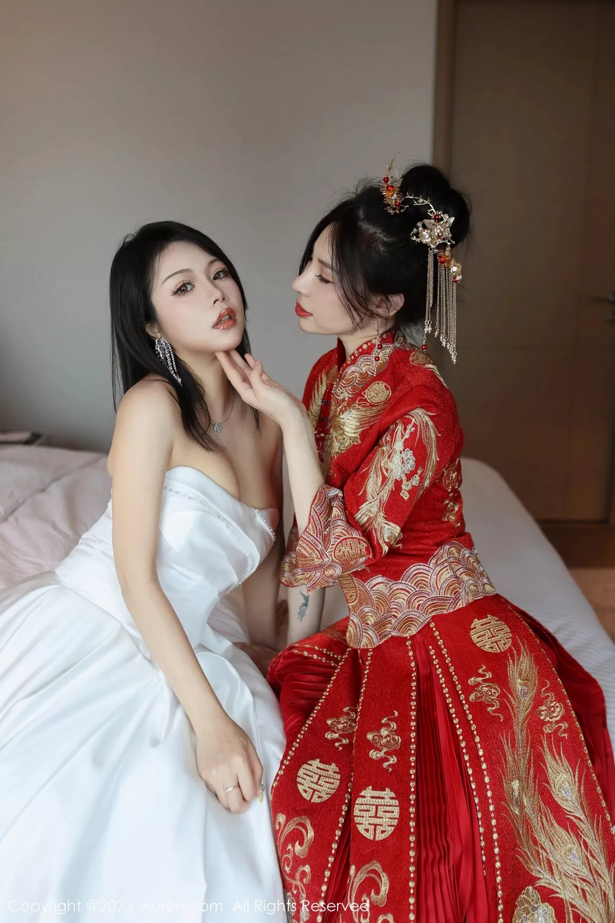 模特合集王曼柔私房性感内衣配原色丝袜秀曼妙身姿诱惑写真85P-第1章-图片1