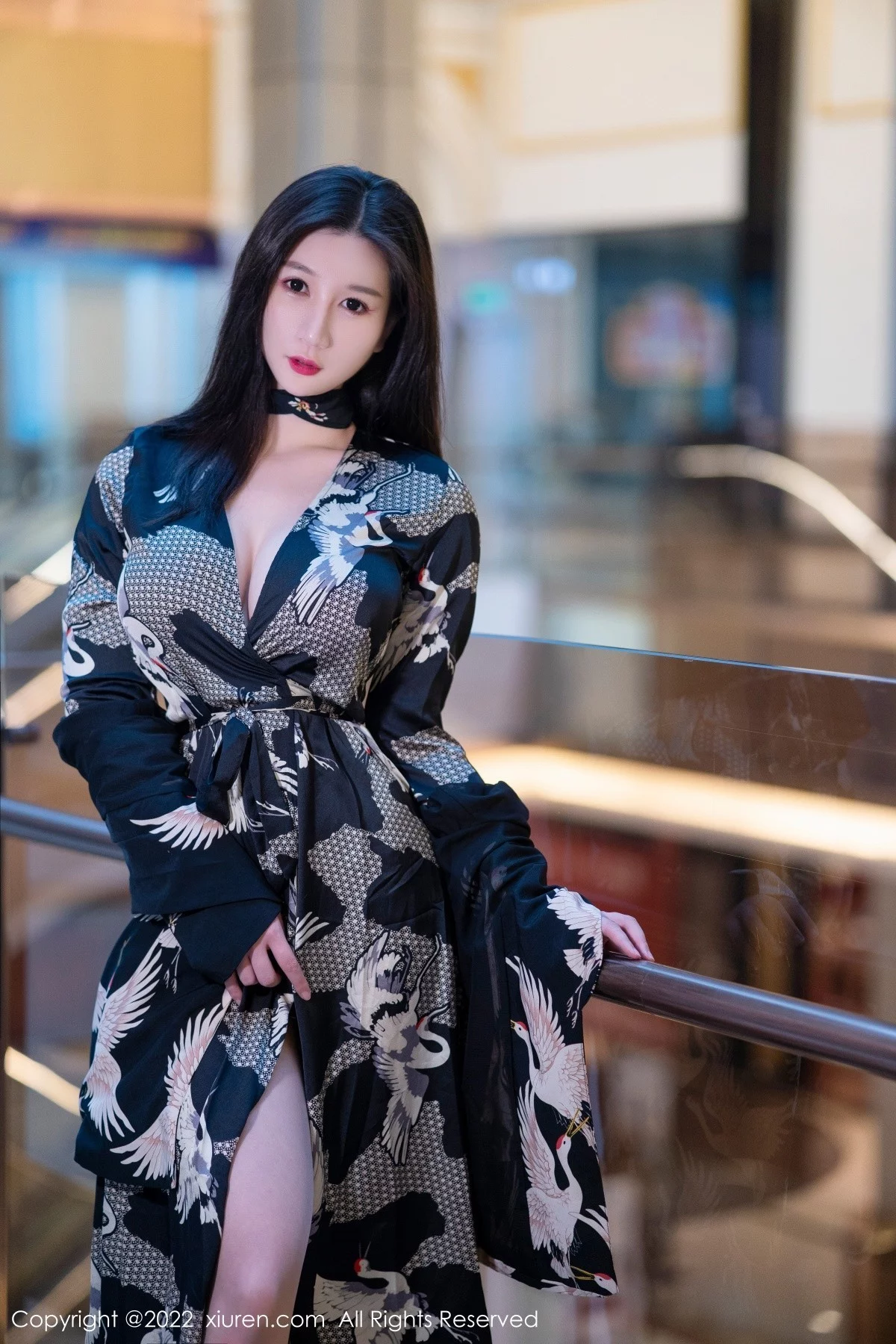 模特顾乔楠Cora半脱露性感内衣配超薄肉丝秀丰满身材诱惑写真63P-第1章-图片2