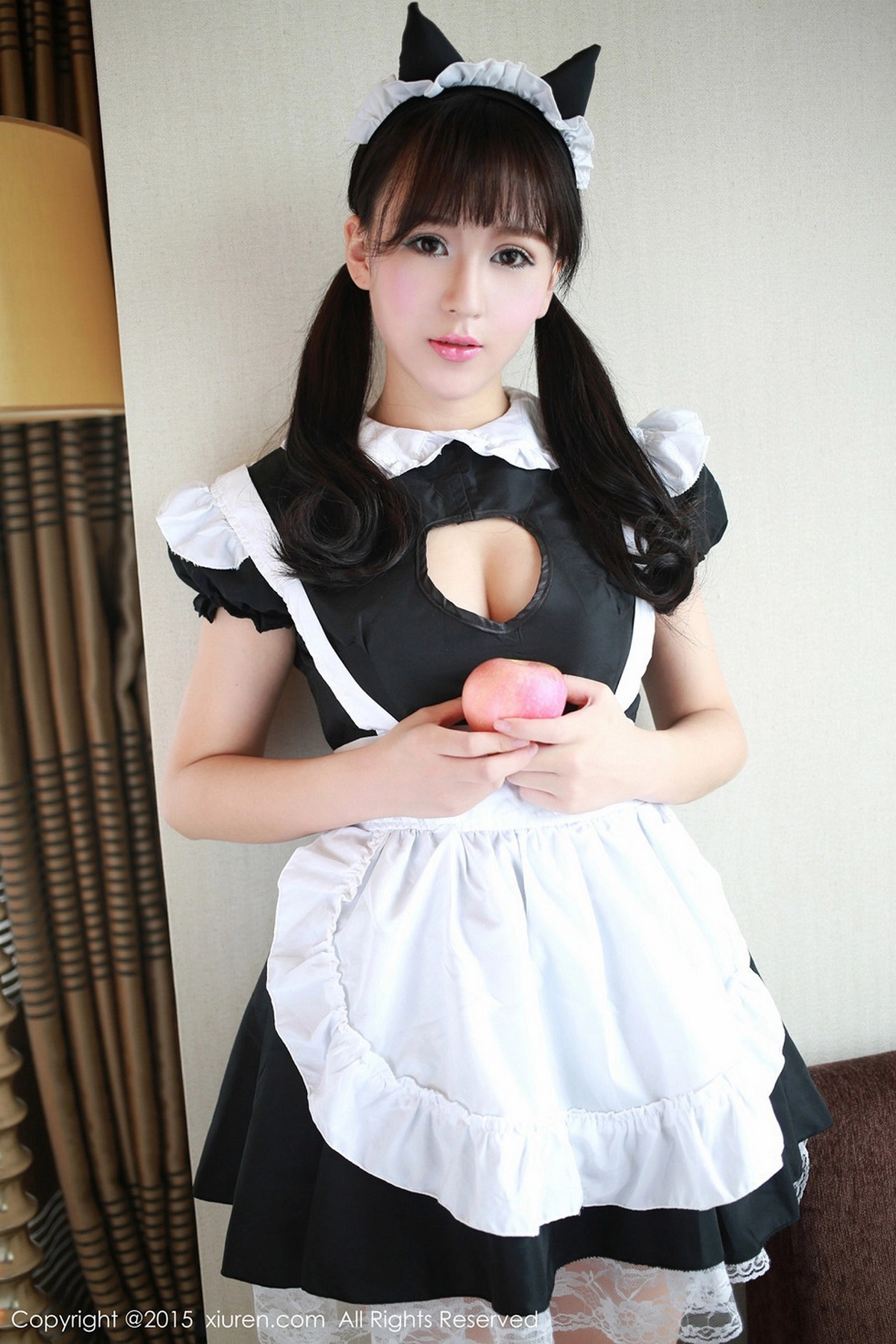 嫩模正妹唐雨辰TYC白色蕾丝内衣秀傲人美乳诱惑写真61P-第1章-图片1