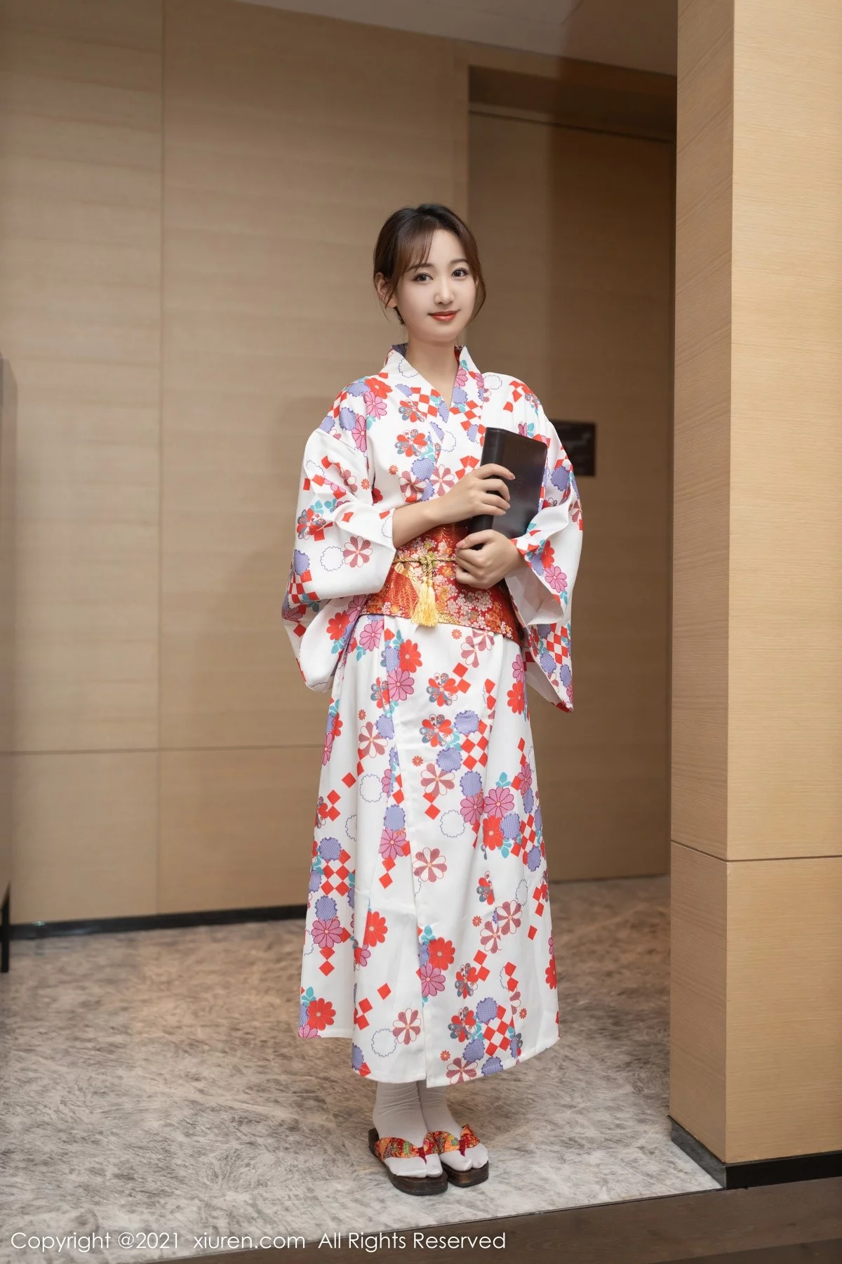 模特唐安琪江浙沪旅拍日料情景主题脱和服露蕾丝内衣诱惑写真88P-第1章-图片3