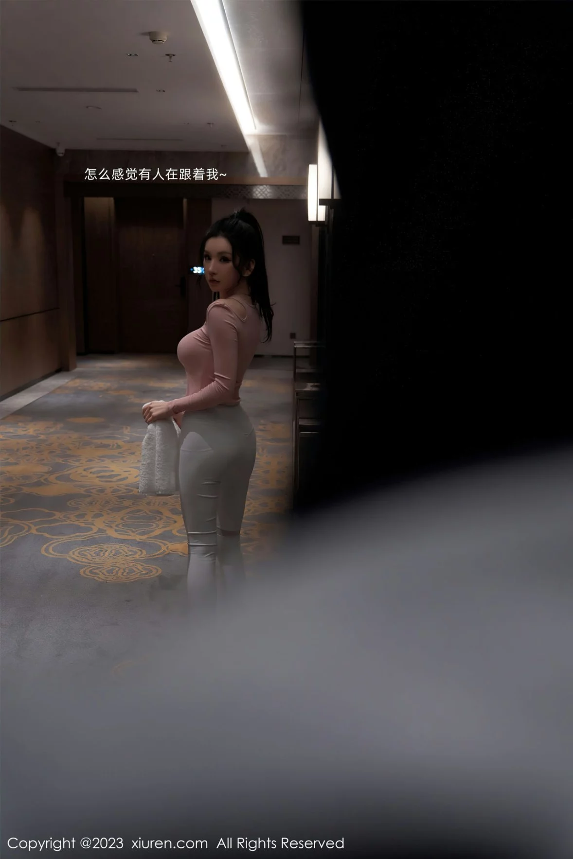 女神周于希Sally澳门旅拍健身少女主题超薄肉丝秀翘臀诱惑写真80P-第1章-图片1