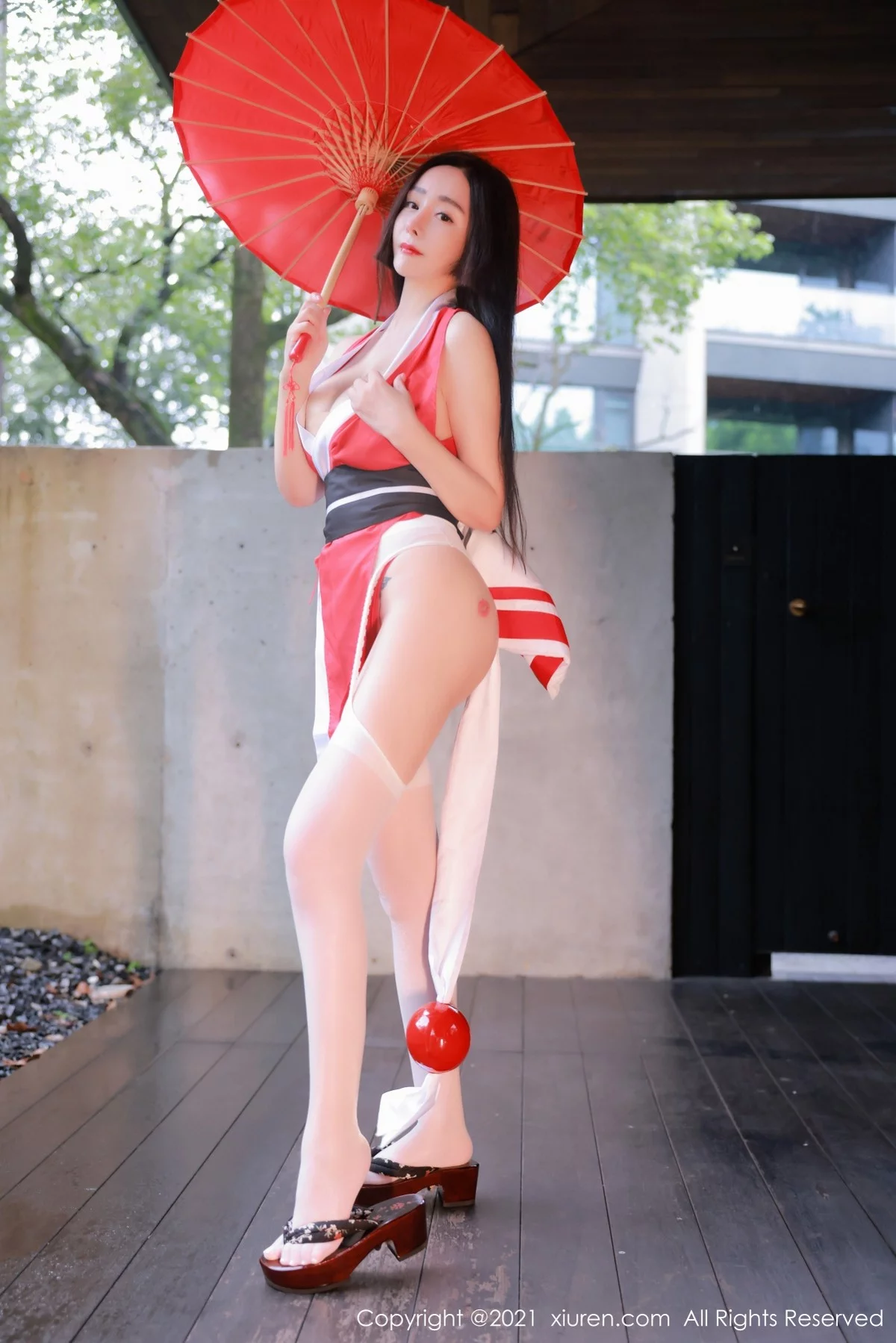 模特允爾不知火舞主题私房撩人姿势秀火辣身材极致诱惑写真50P-第1章-图片2