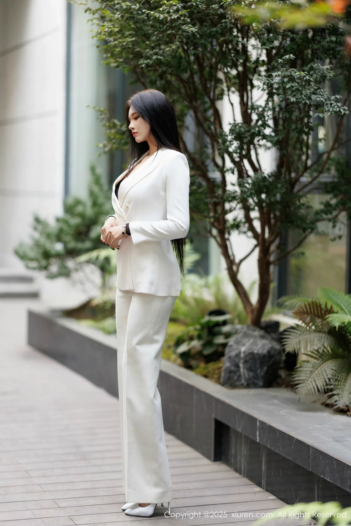 模特娜比性感黑色情趣内衣配黑丝吊袜秀凹凸身材完美诱惑写真91P-第1章-图片3