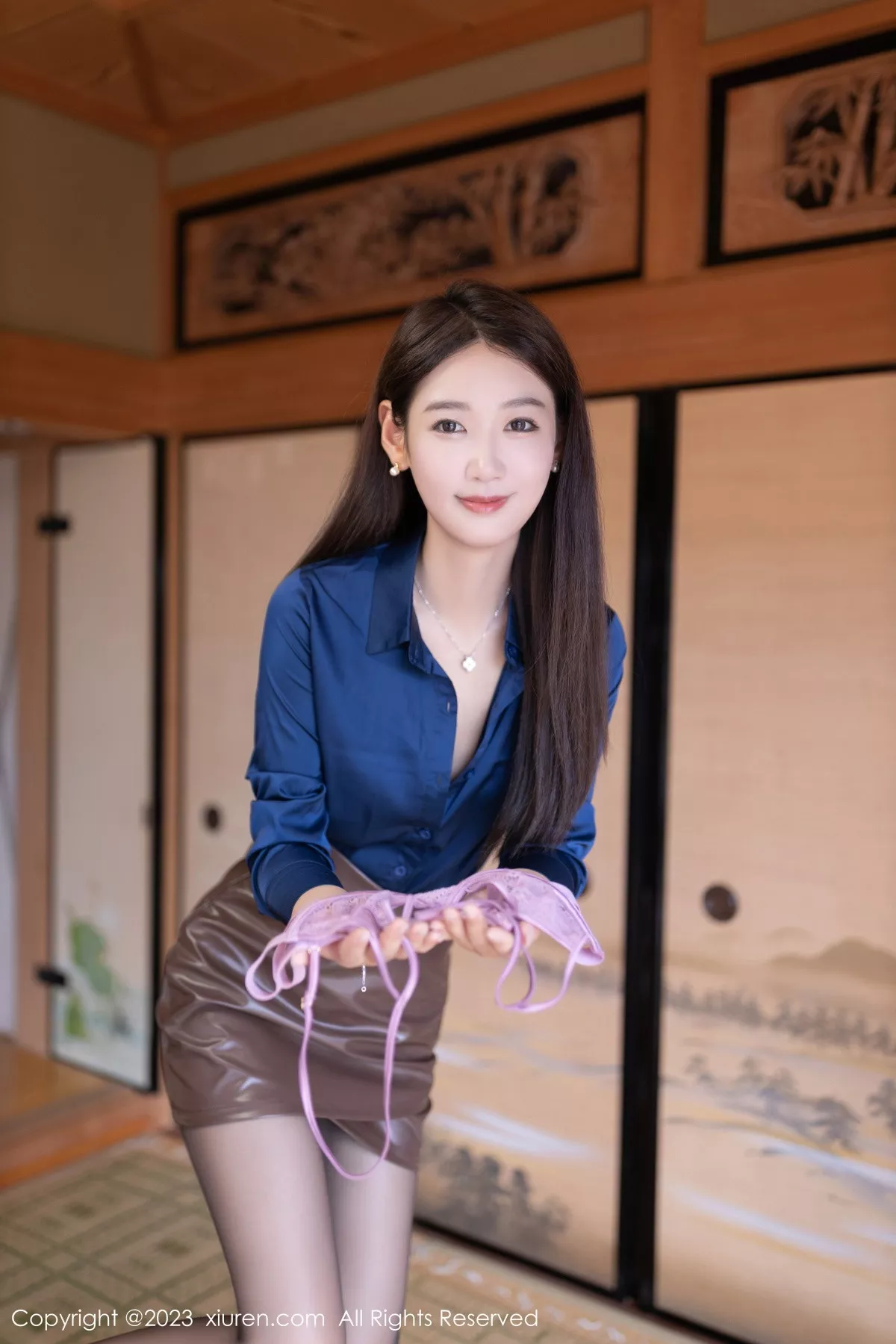 模特唐安琪内衣推销员角色装扮性感多套内衣秀曼妙身姿诱惑写真78P-第1章-图片2