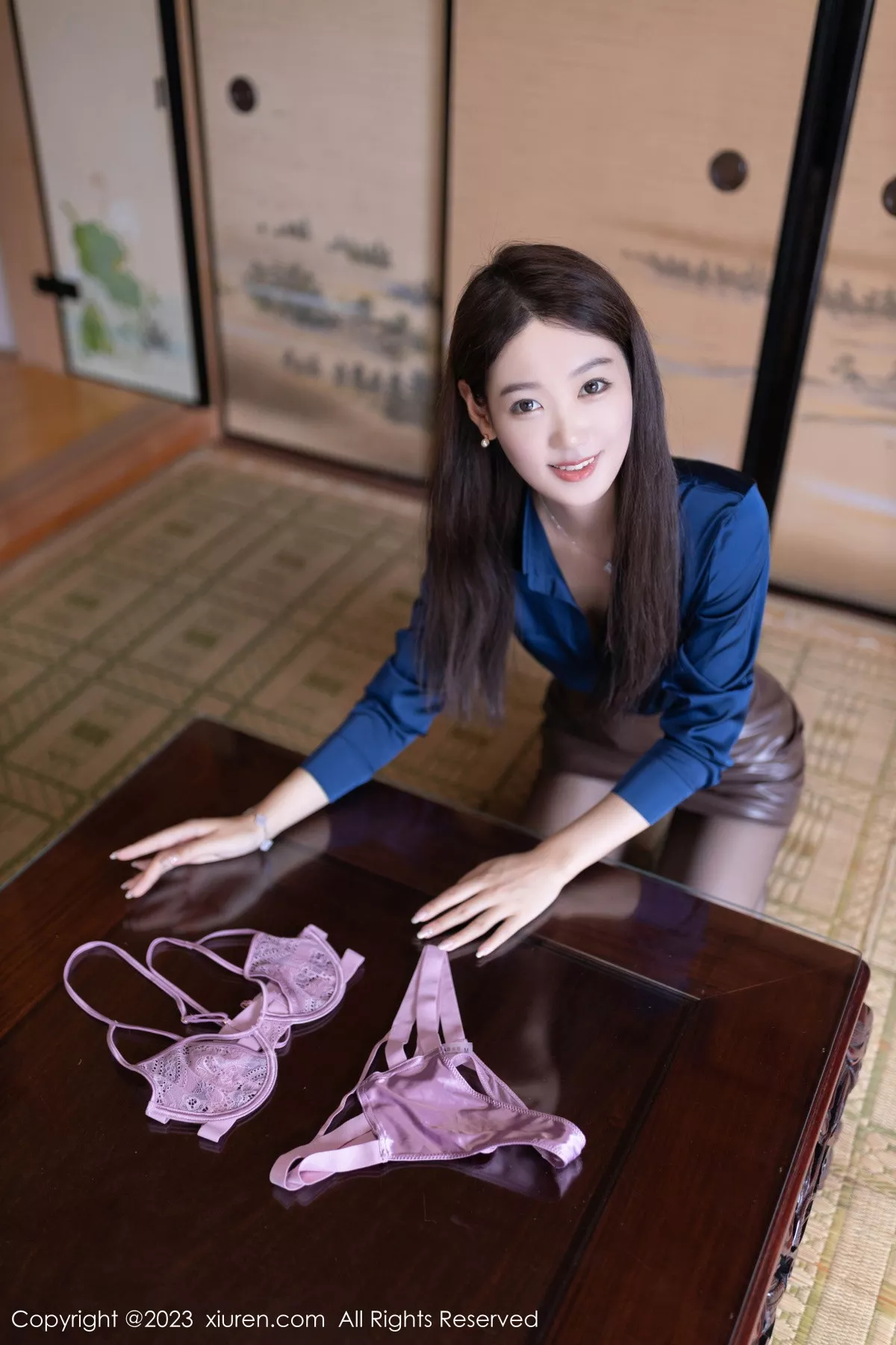 模特唐安琪内衣推销员角色装扮性感多套内衣秀曼妙身姿诱惑写真78P-第1章-图片3