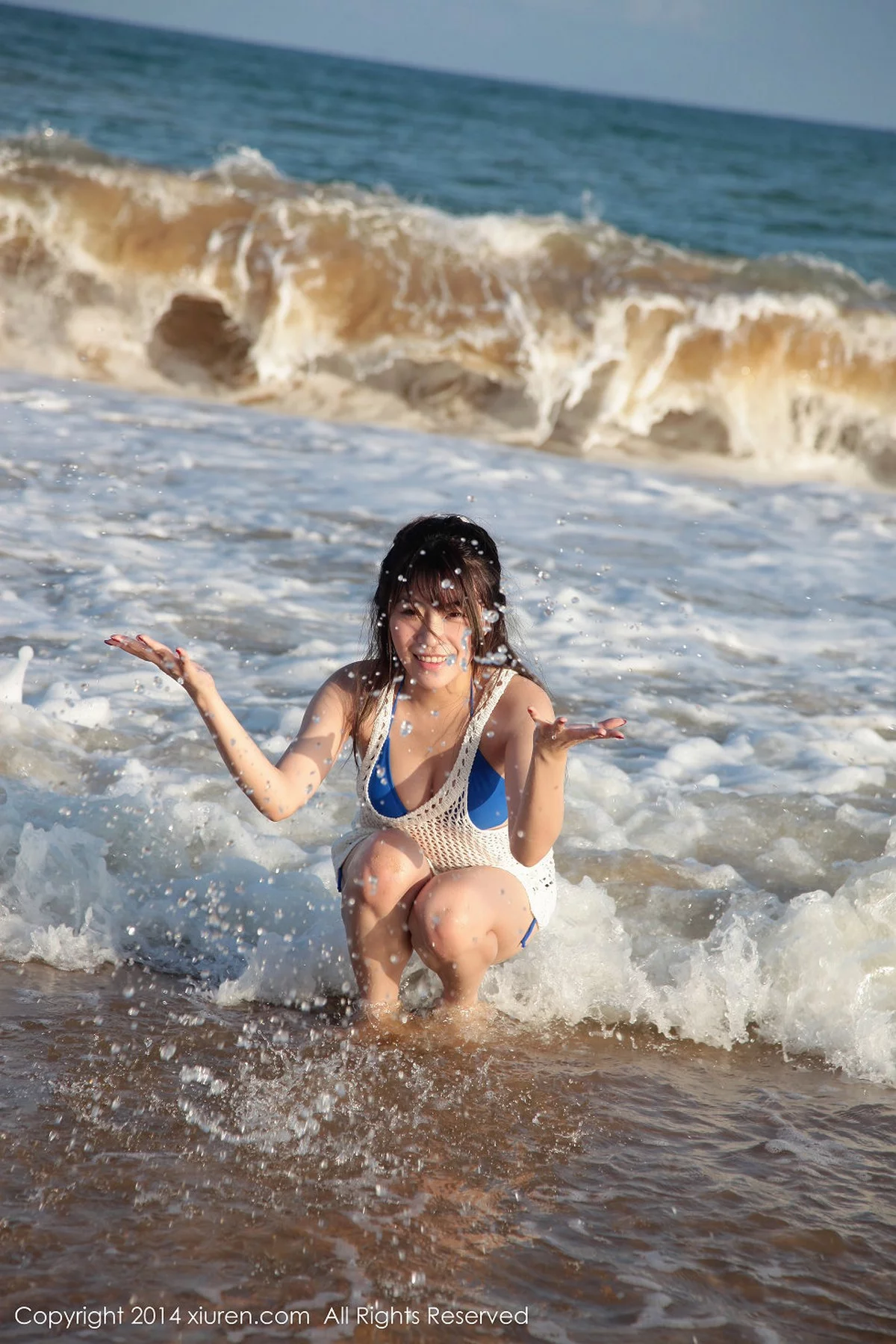 嫩模许诺Sabrina三亚旅拍性感比基尼秀完美身材写真53P-第1章-图片1