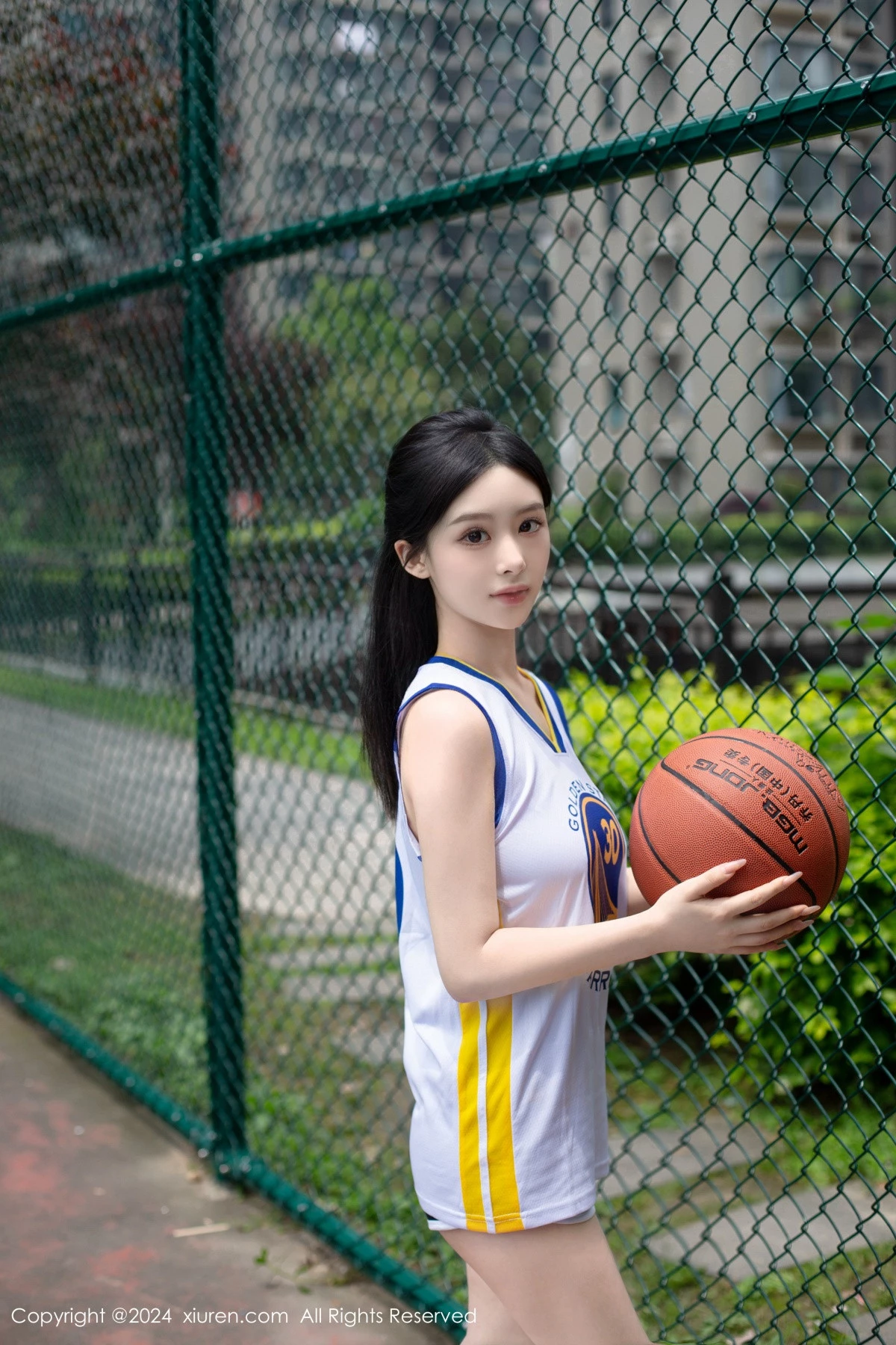 模特合集女神豆瓣酱蓝球场景互动性感黑色情趣内衣惹火诱惑写真83P-第1章-图片3