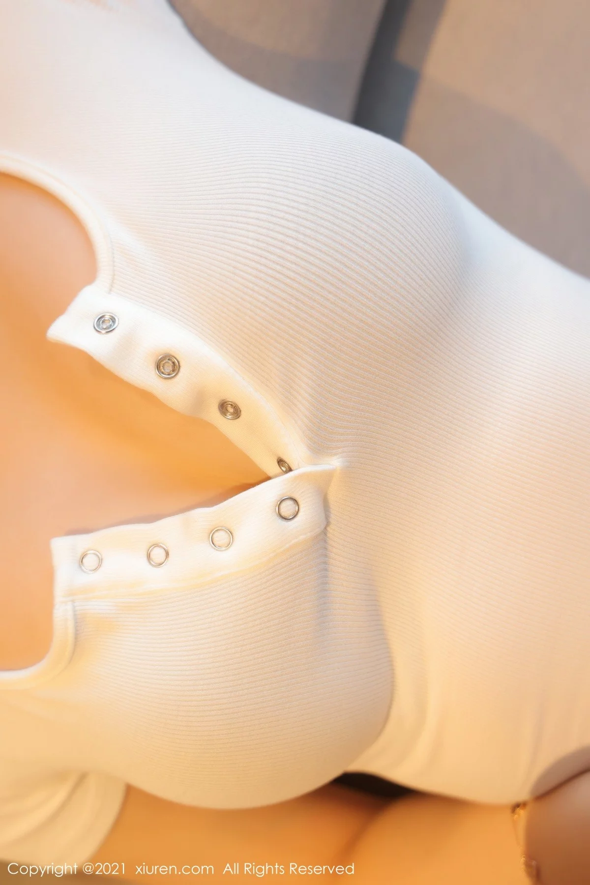 新人模特summer宝宝私房白色高叉连体衣配黑丝网袜诱惑写真54P-第1章-图片2