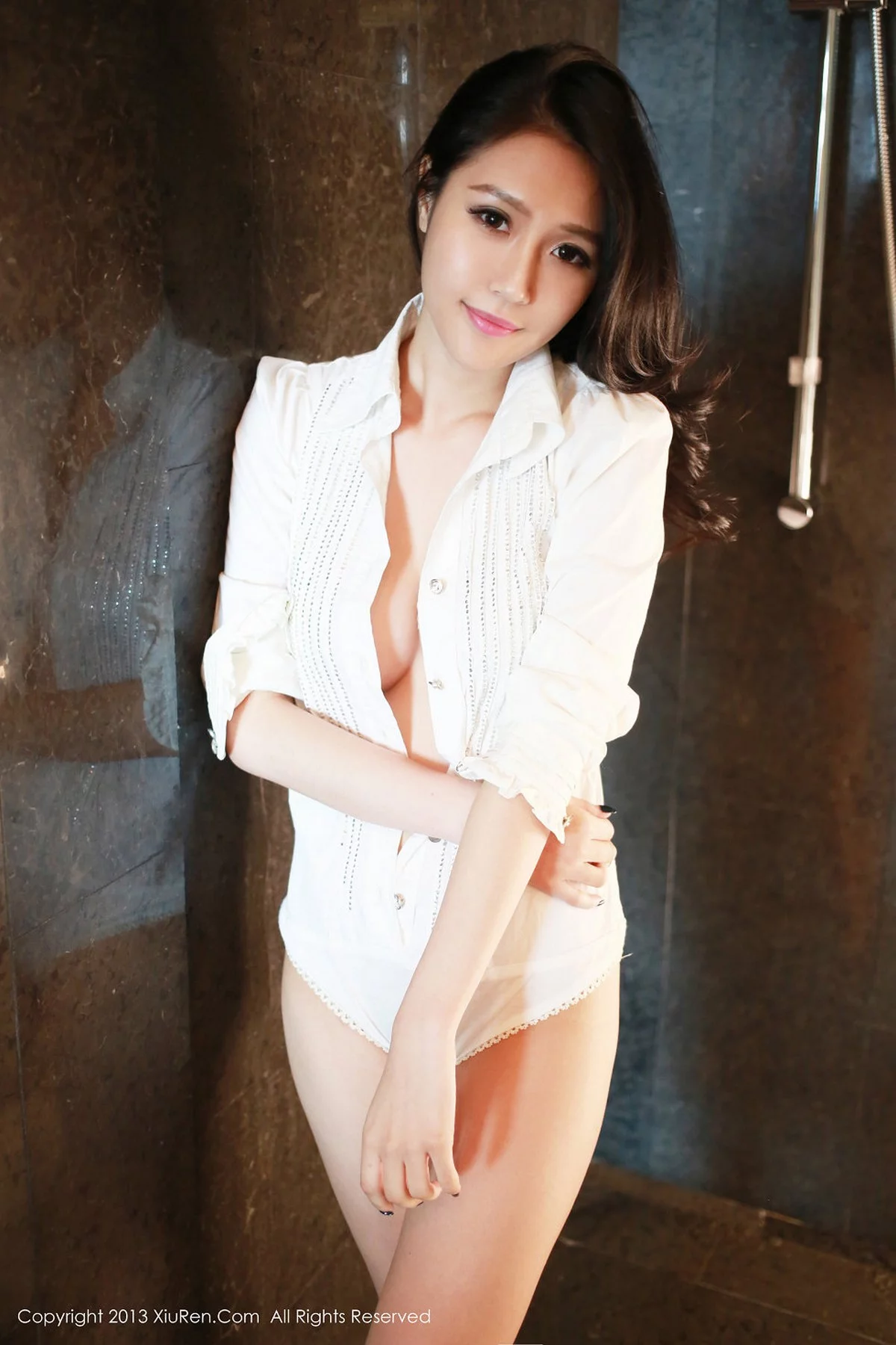 嫩模于大小姐AYU透明薄纱秀美胸极致诱惑写真50P-第8章-图片2