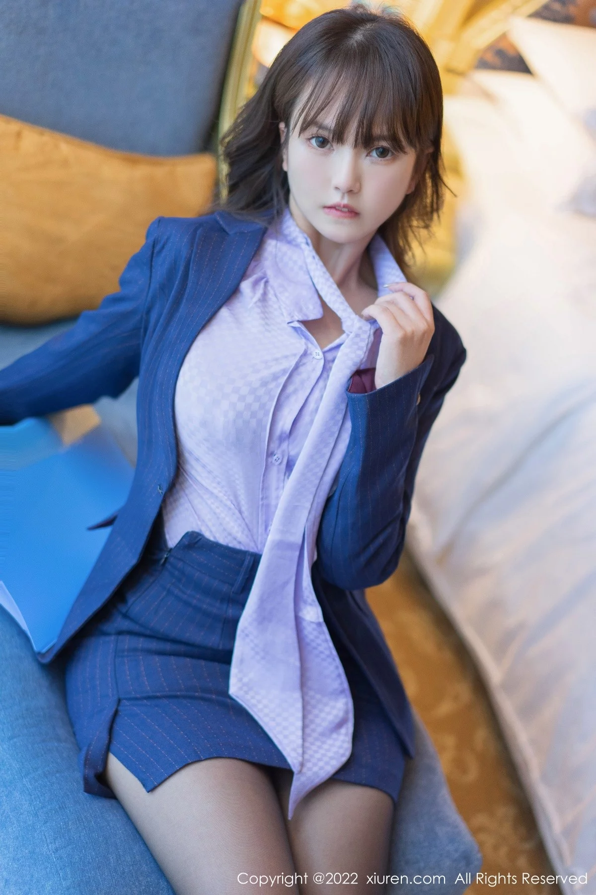 模特张思允Nice-OL装扮半脱露性感蕾丝内衣秀完美身材诱惑写真63P-第1章-图片3