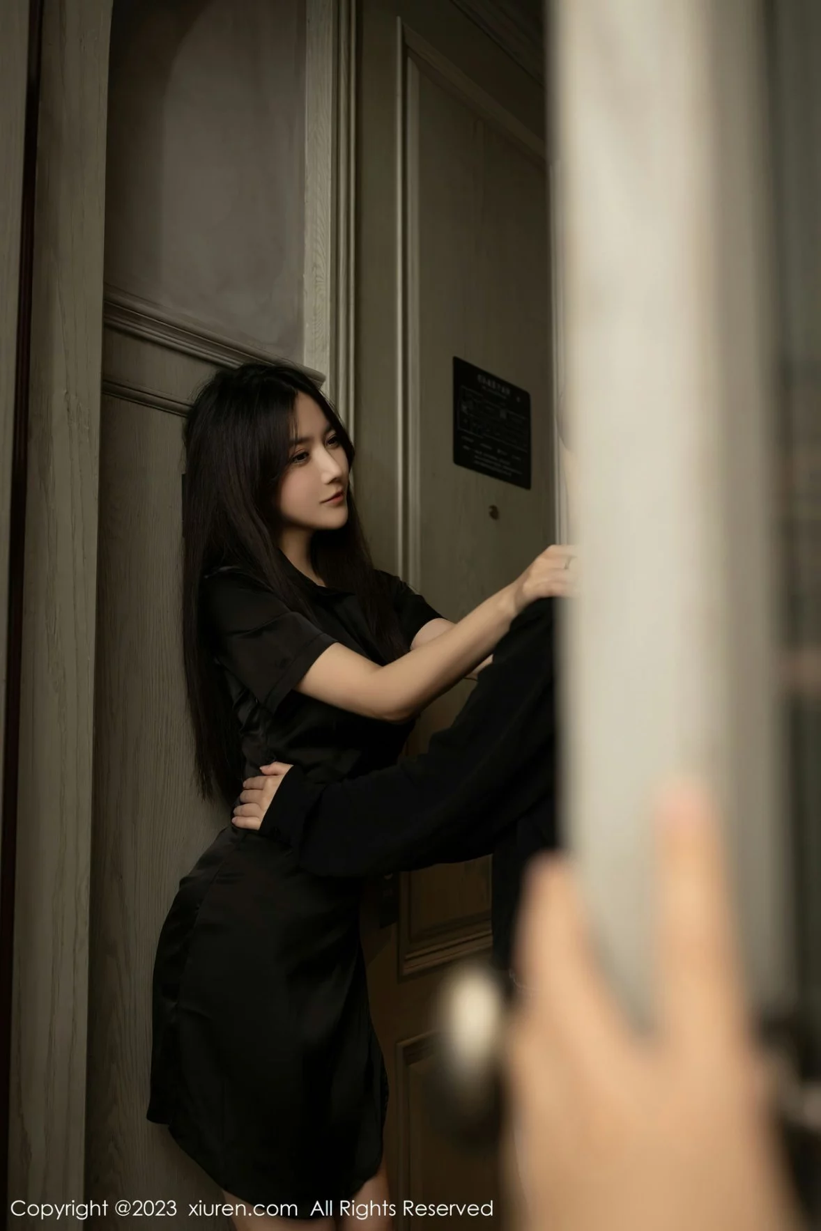 模特鱼子酱Fish三亚旅拍红色蕾丝内衣+黑色内衣完美诱惑写真88P-第1章-图片2