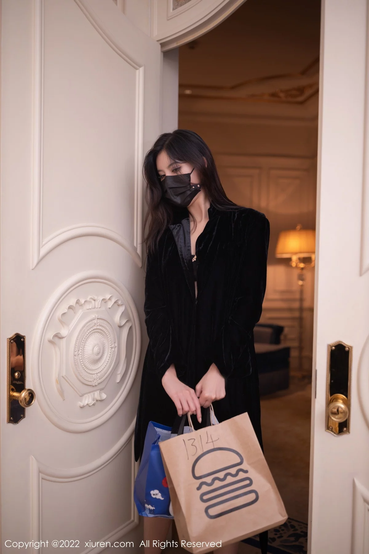 模特就是阿朱啊私房性感黑色带子情趣内衣秀绝美身姿诱惑写真81P-第1章-图片1